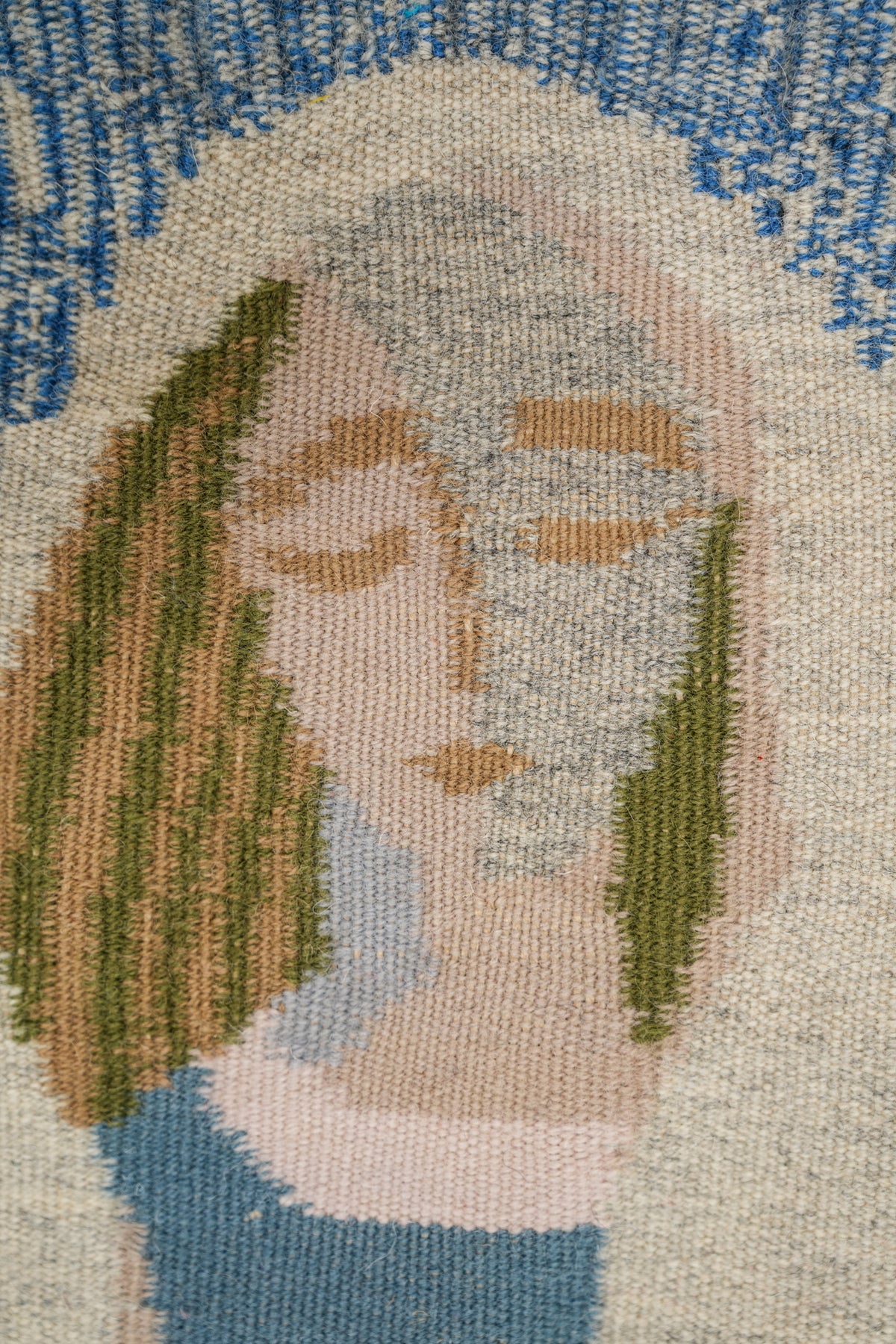 Vintage Swedish Flemish Tapestry 1'9" x 1'3"