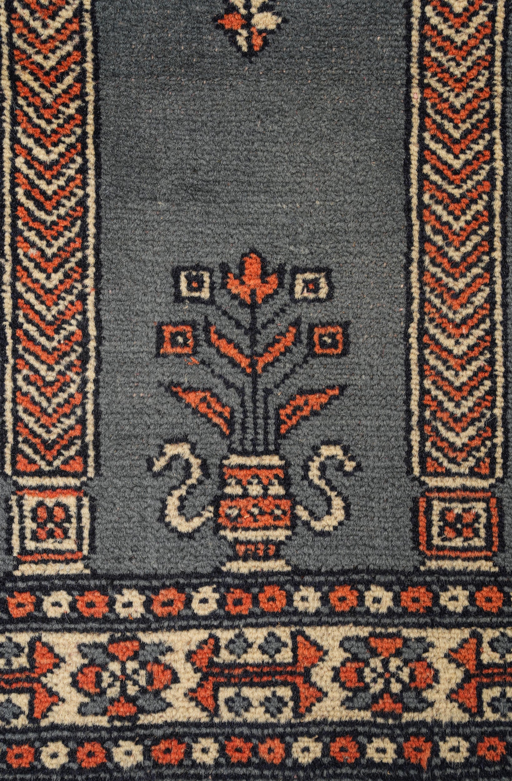Vintage Kashmiri Rug 3' x 2'2"