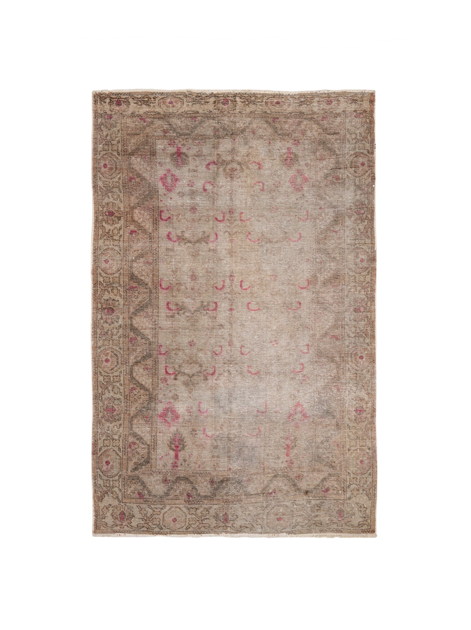 Vintage Turkish Sparta Rug 6' x 4'