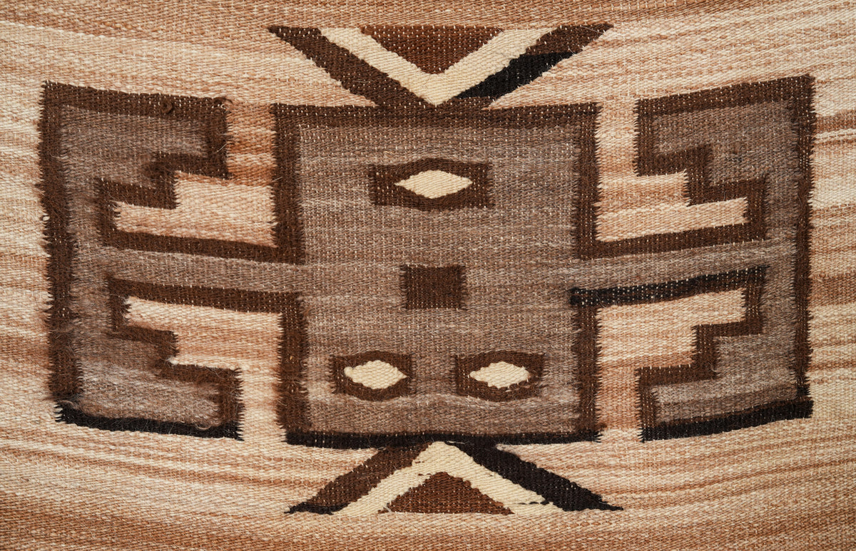 Vintage Peruvian Alpaca kilim 5' x 3'