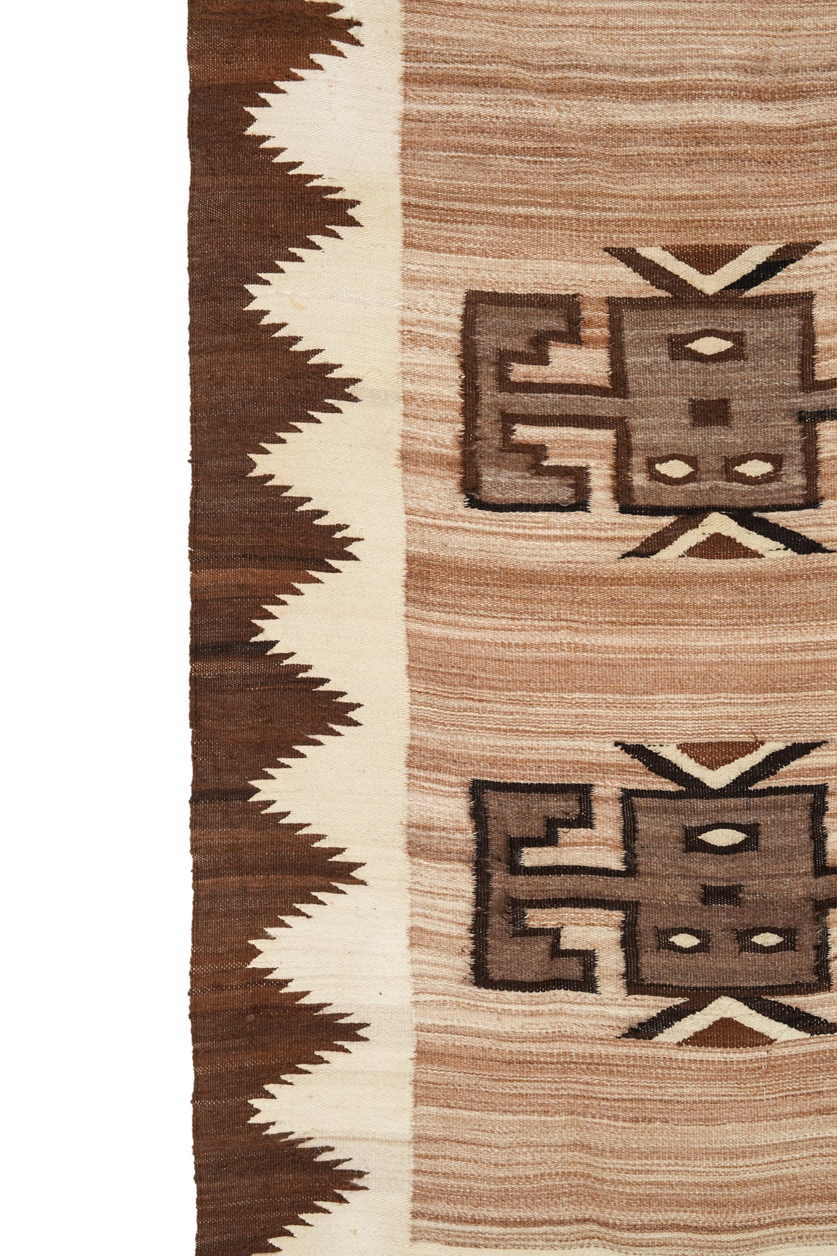 Vintage Peruvian Alpaca kilim 5' x 3'