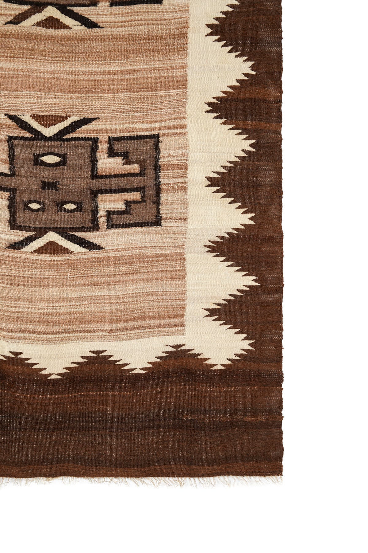 Vintage Peruvian Alpaca kilim 5' x 3'
