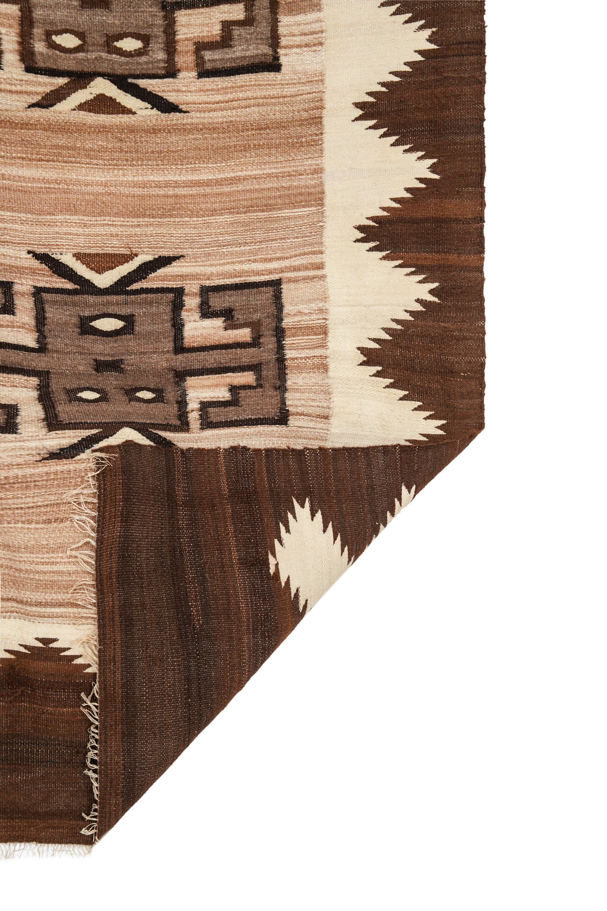 Vintage Peruvian Alpaca kilim 5' x 3'