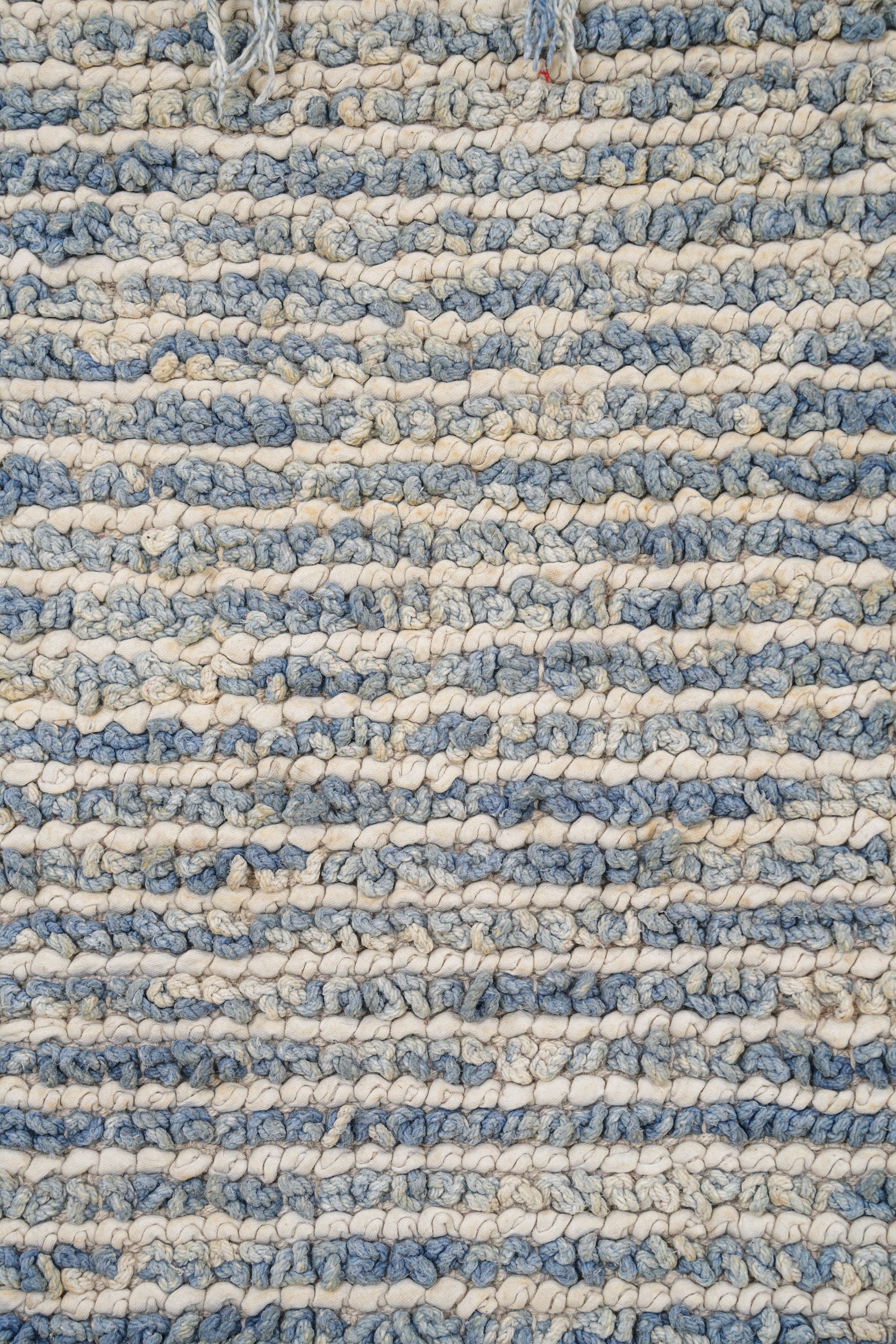 Vintage Indian Beaded Rug 6'4" x4'1"