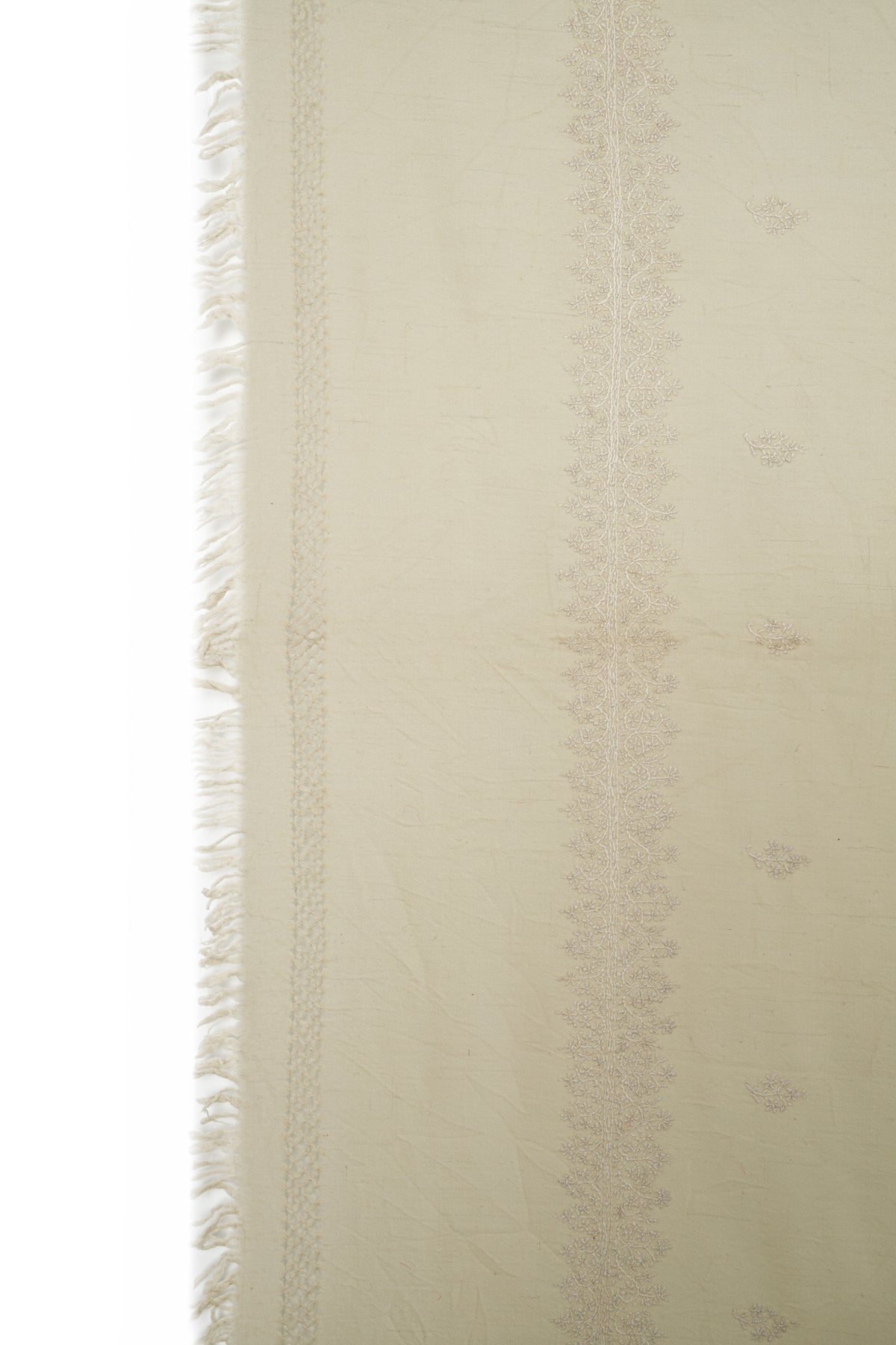 Vintage Moroccan Loom Shawl 9' x 7'2"