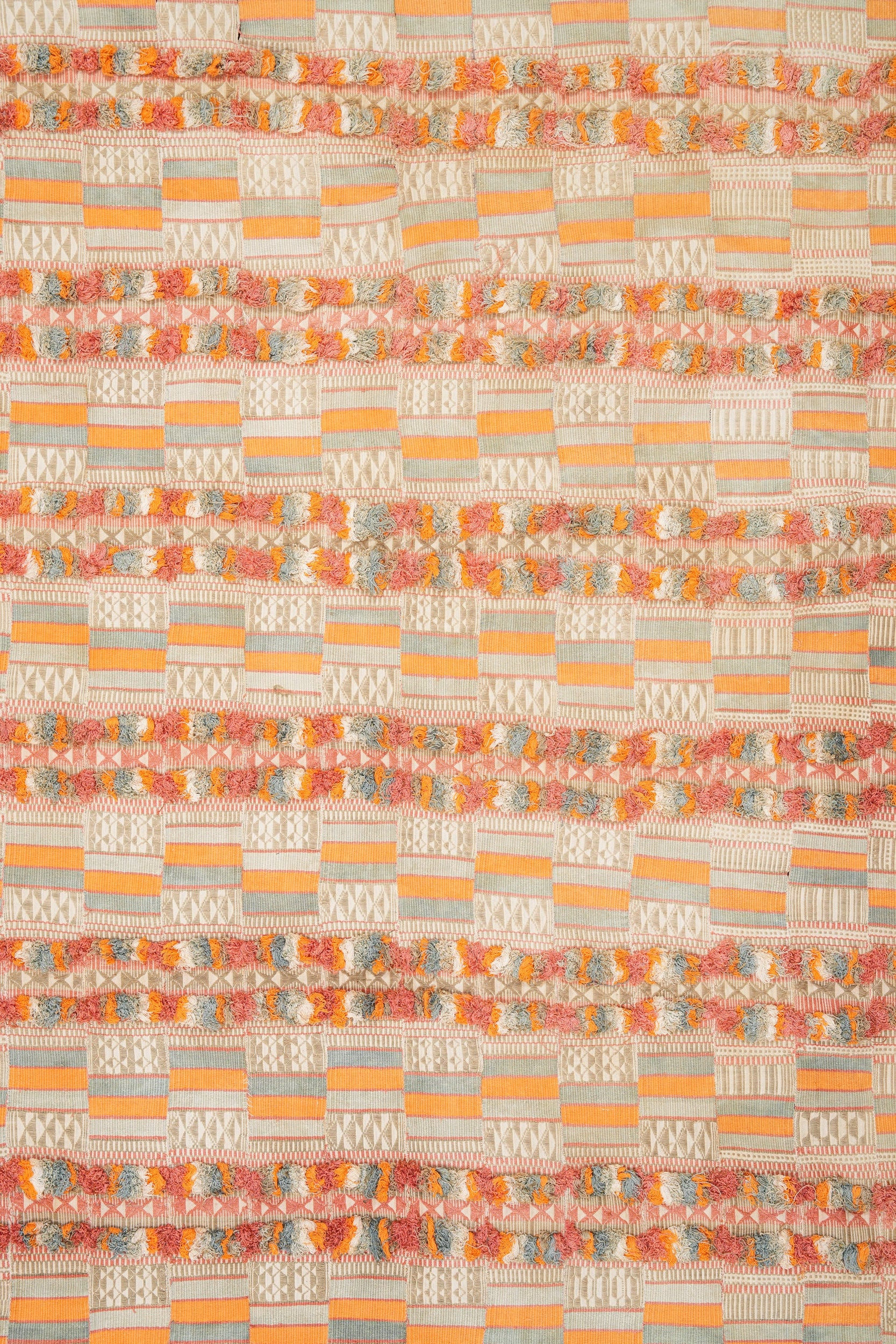 Vintage African Fulani Khasa Textile Blanket  11'2" x6'6"