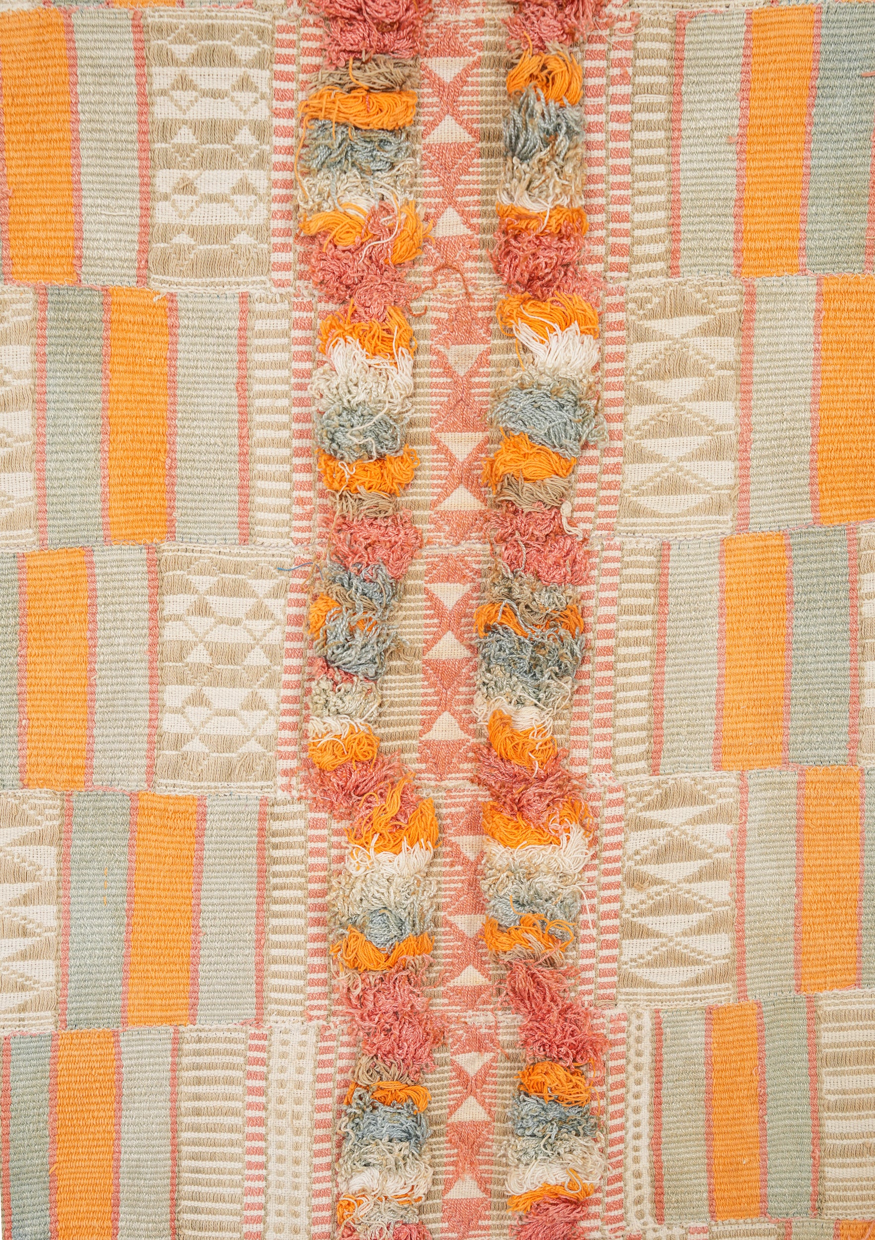 Vintage African Fulani Khasa Textile Blanket  11'2" x6'6"