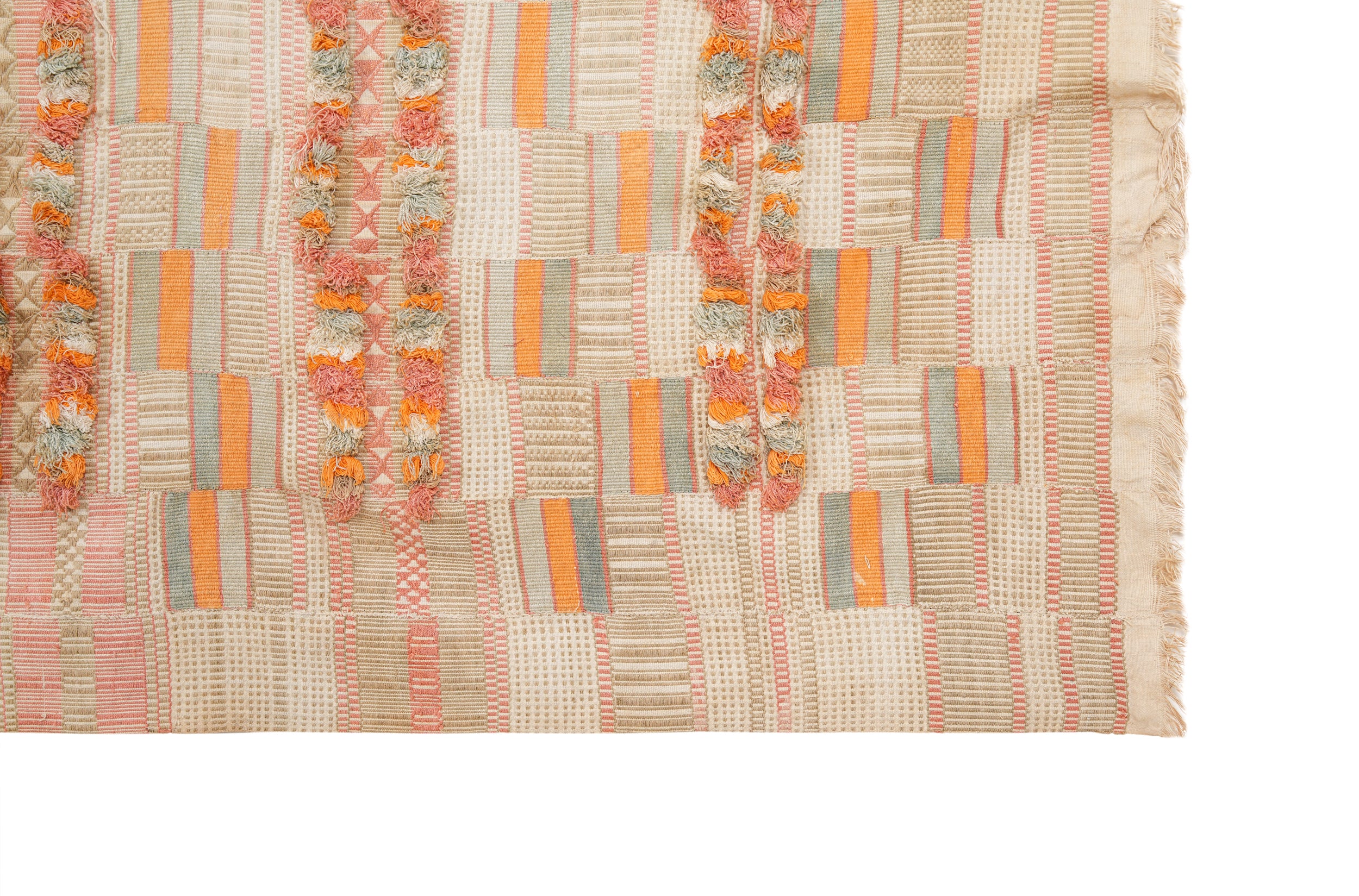 Vintage African Fulani Khasa Textile Blanket  11'2" x6'6"