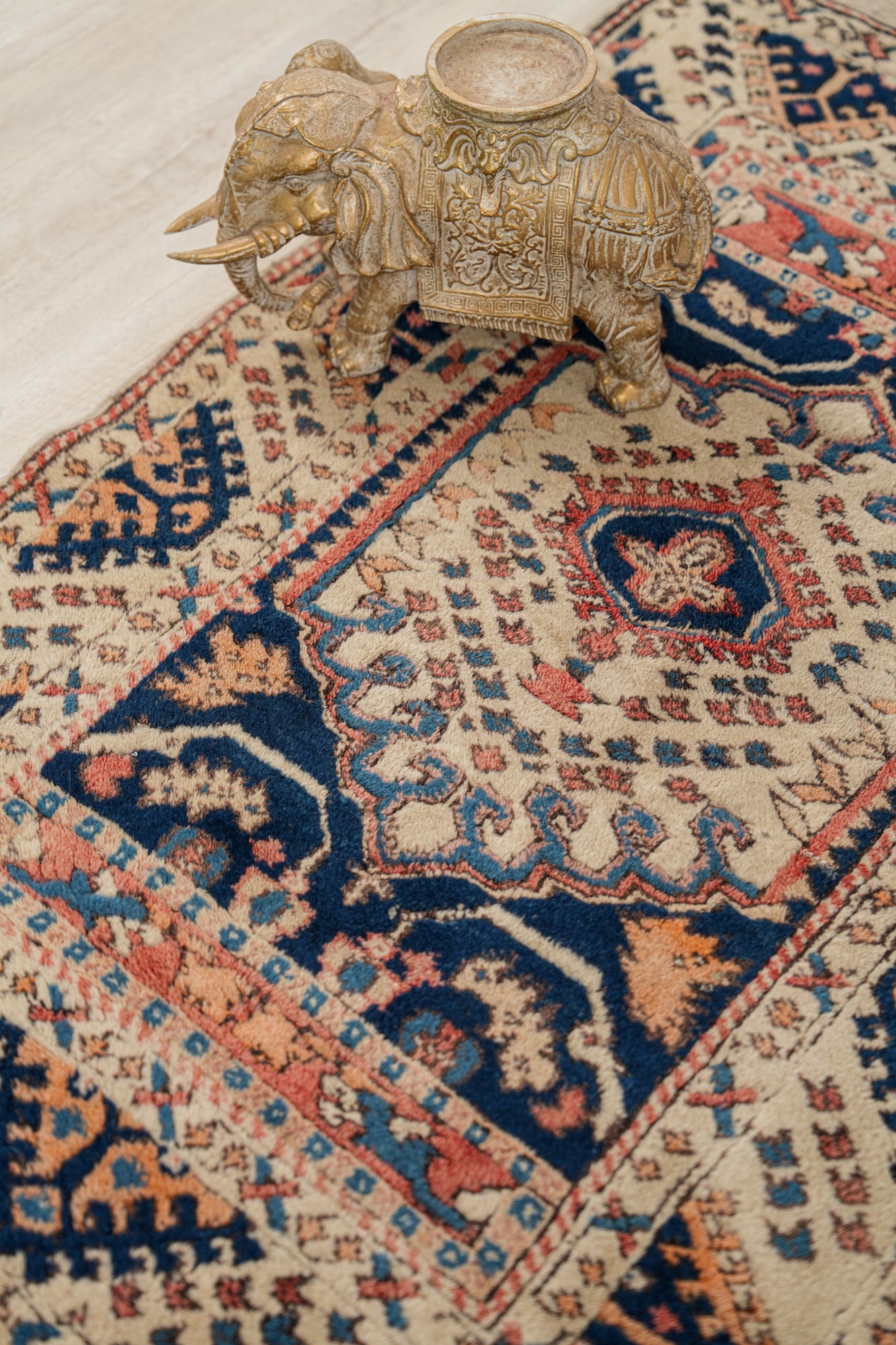 Vintage Turkish KAZAK Rug 3'8" x 2'5"