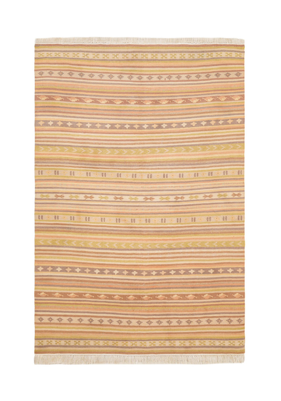 Vintage Indian Kilim 6'6" x 4'6"