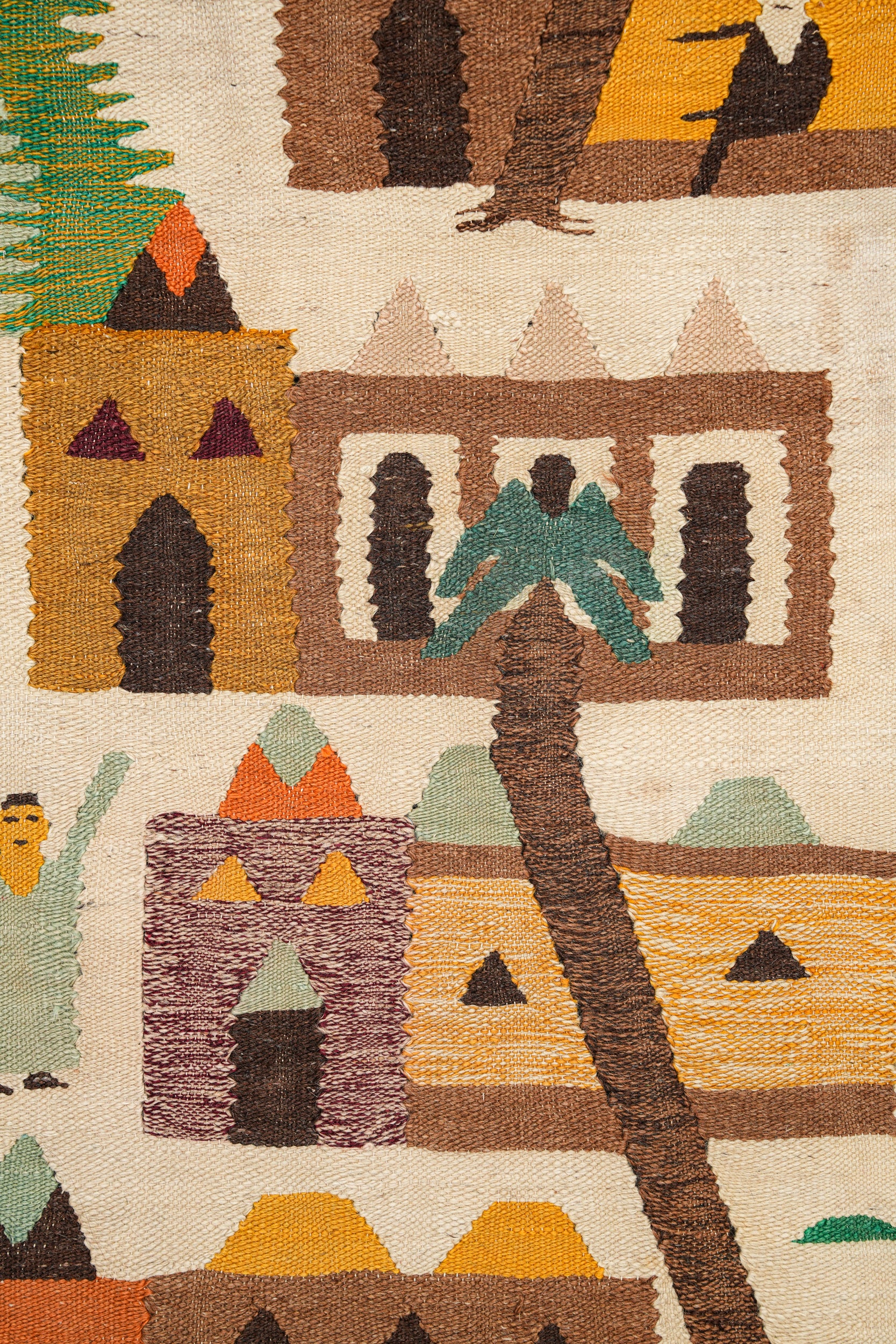 Vintage Egyptian Tapestry 5'10" x 3'3"