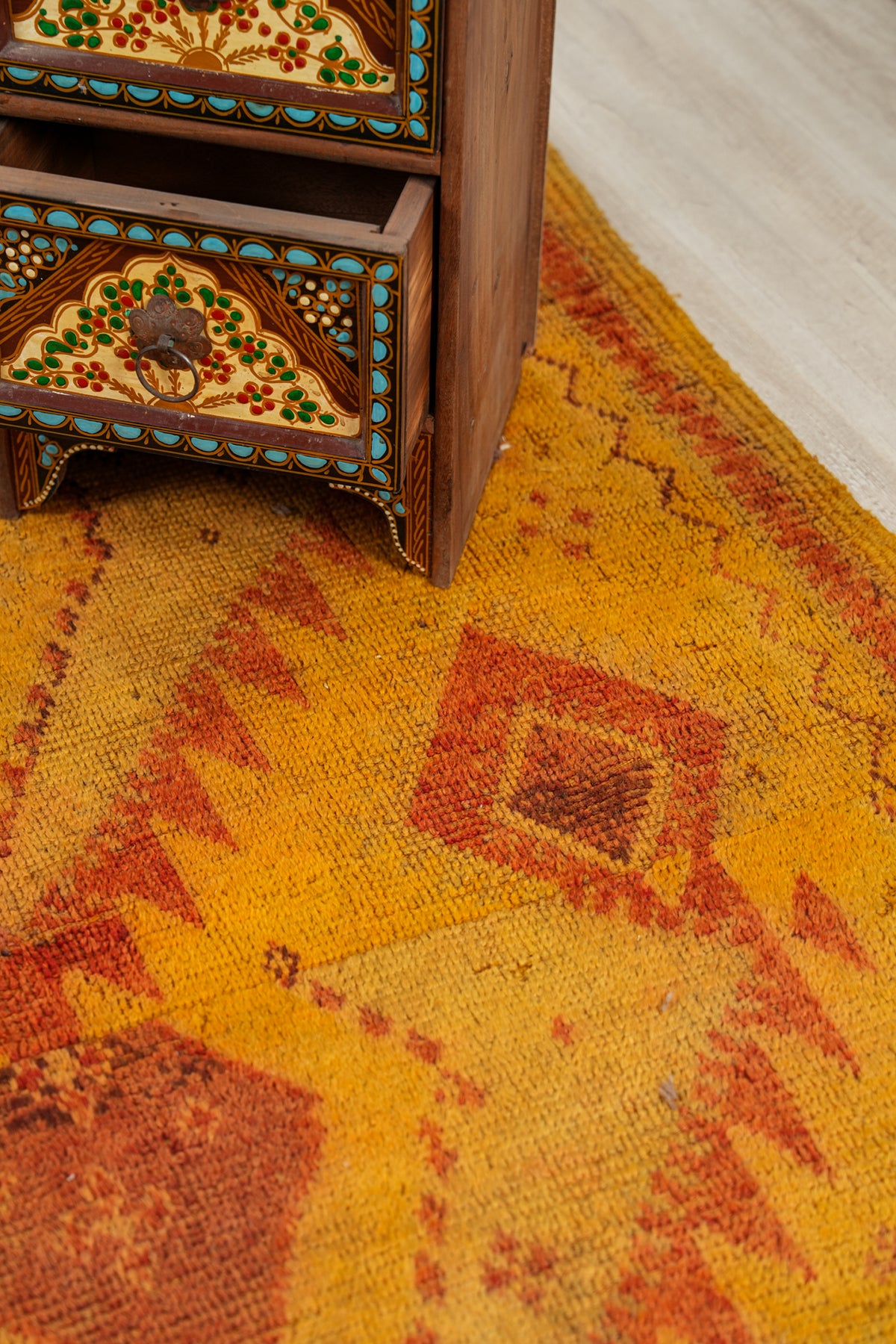 Antique Moroccan Rug 7' x 4'6"