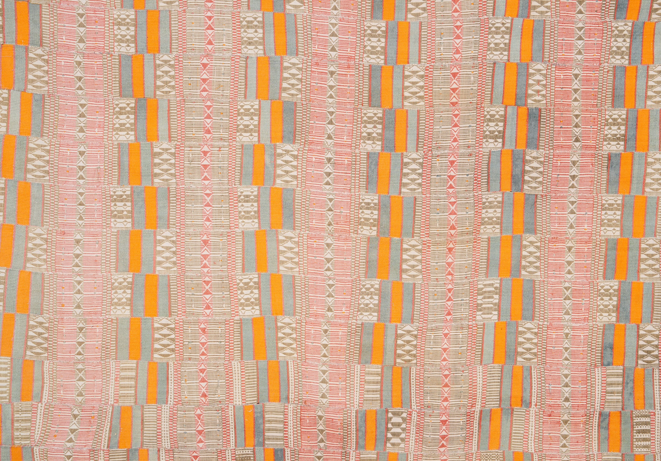 Vintage African Fulani Khasa Textile Blanket  11'2" x6'6"