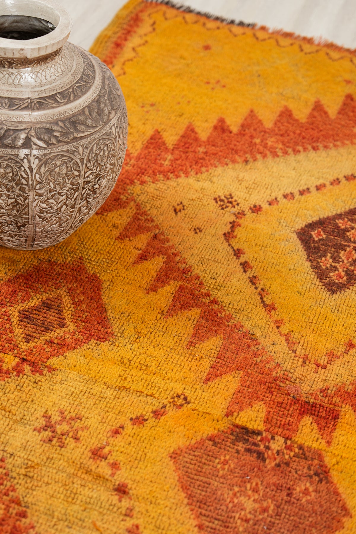 Antique Moroccan Rug 7' x 4'6"