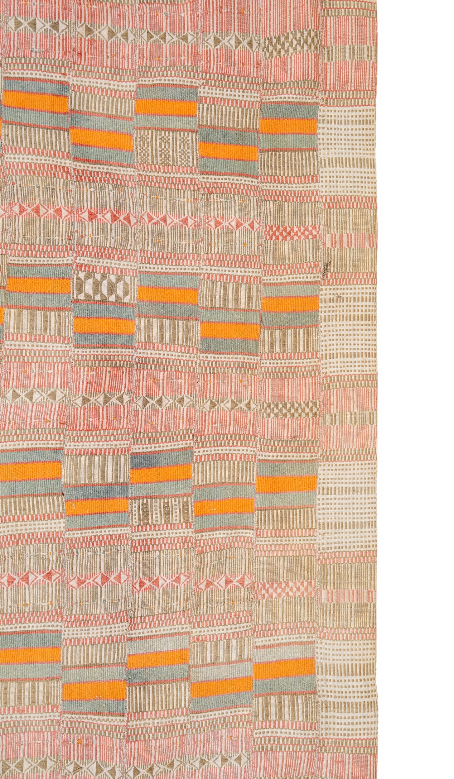 Vintage African Fulani Khasa Textile Blanket  11'2" x6'6"