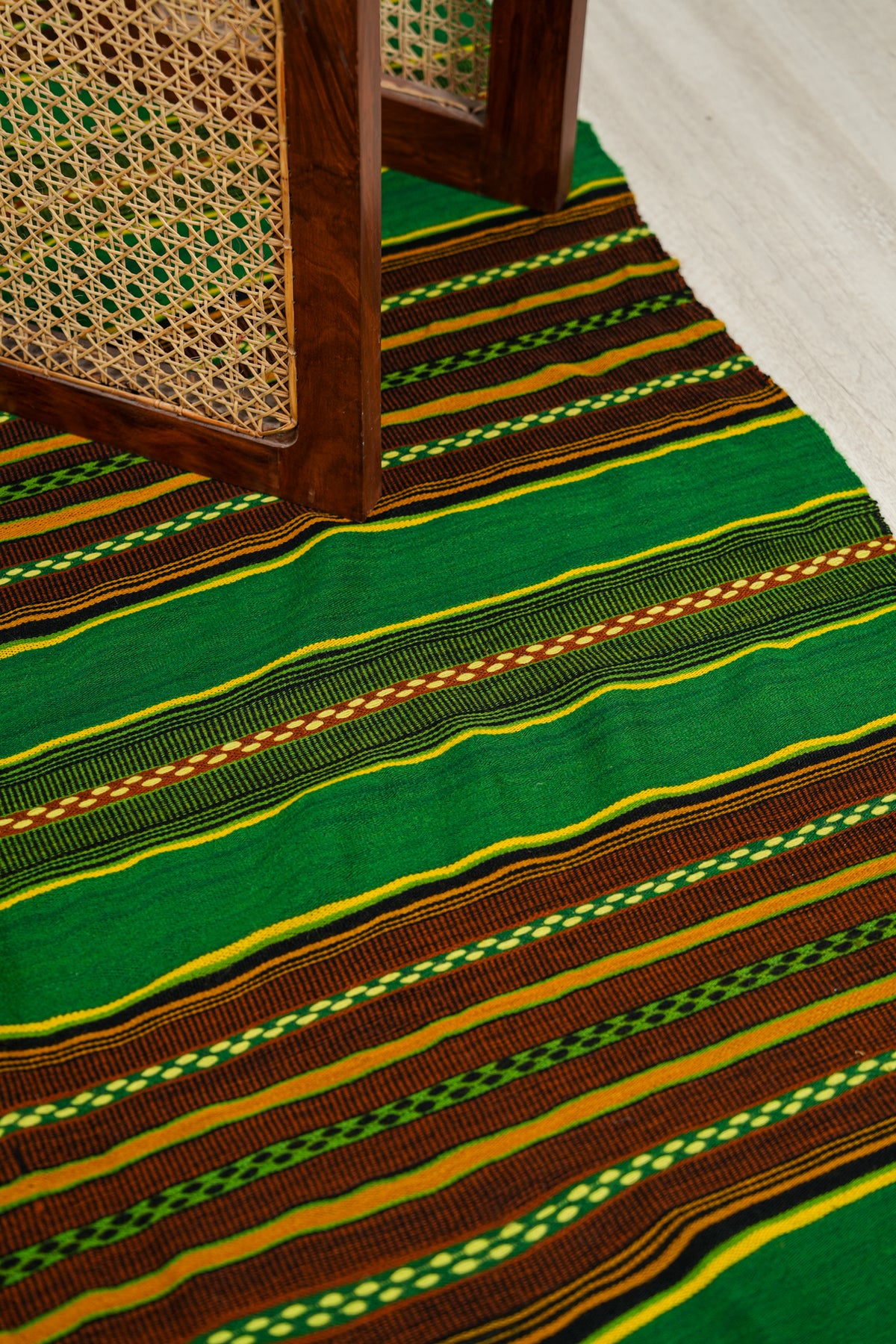Vintage Moroccan Blanket 6'4" x 4'4"