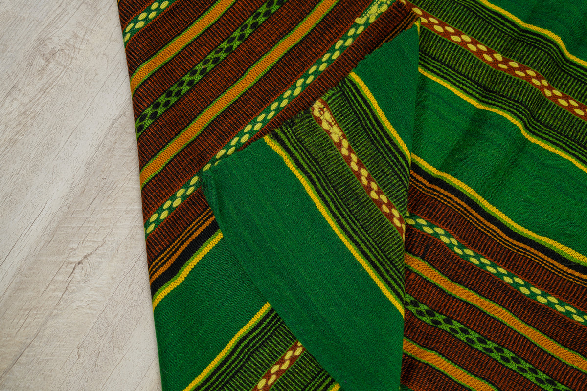 Vintage Moroccan Blanket 6'4" x 4'4"