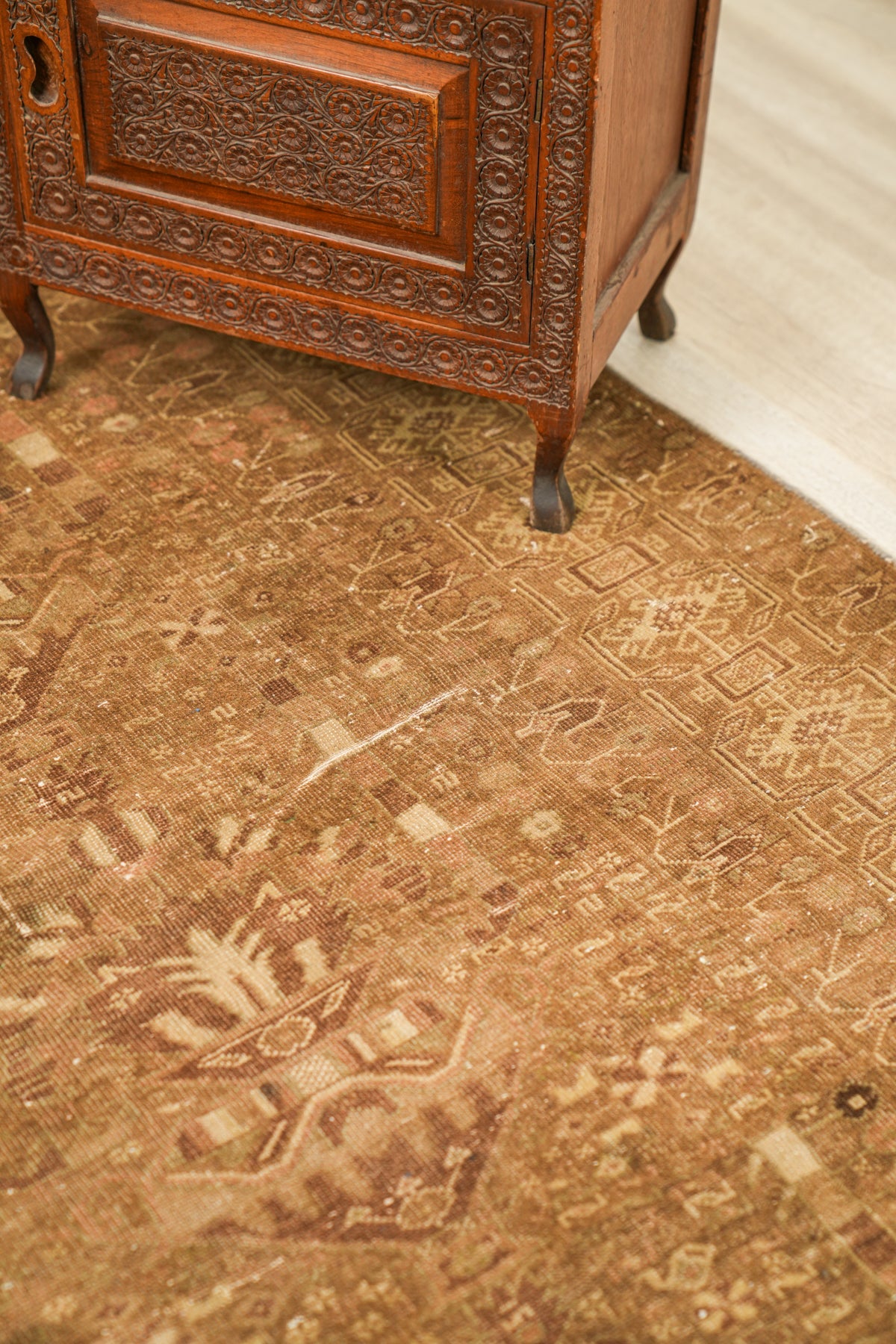 Vintage Baloch FLORAL Rug 6'3" x 3'10"