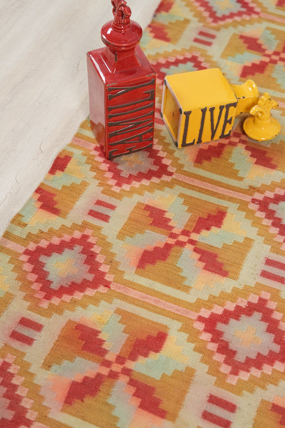 Vintage Swedish Textile 4'5" X 2'