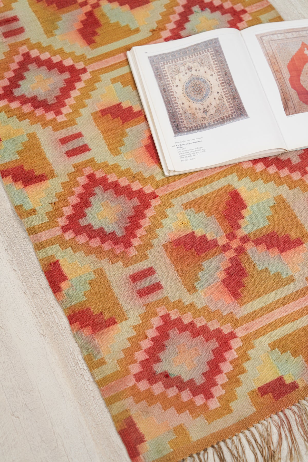 Vintage Swedish Textile 4'5" X 2'