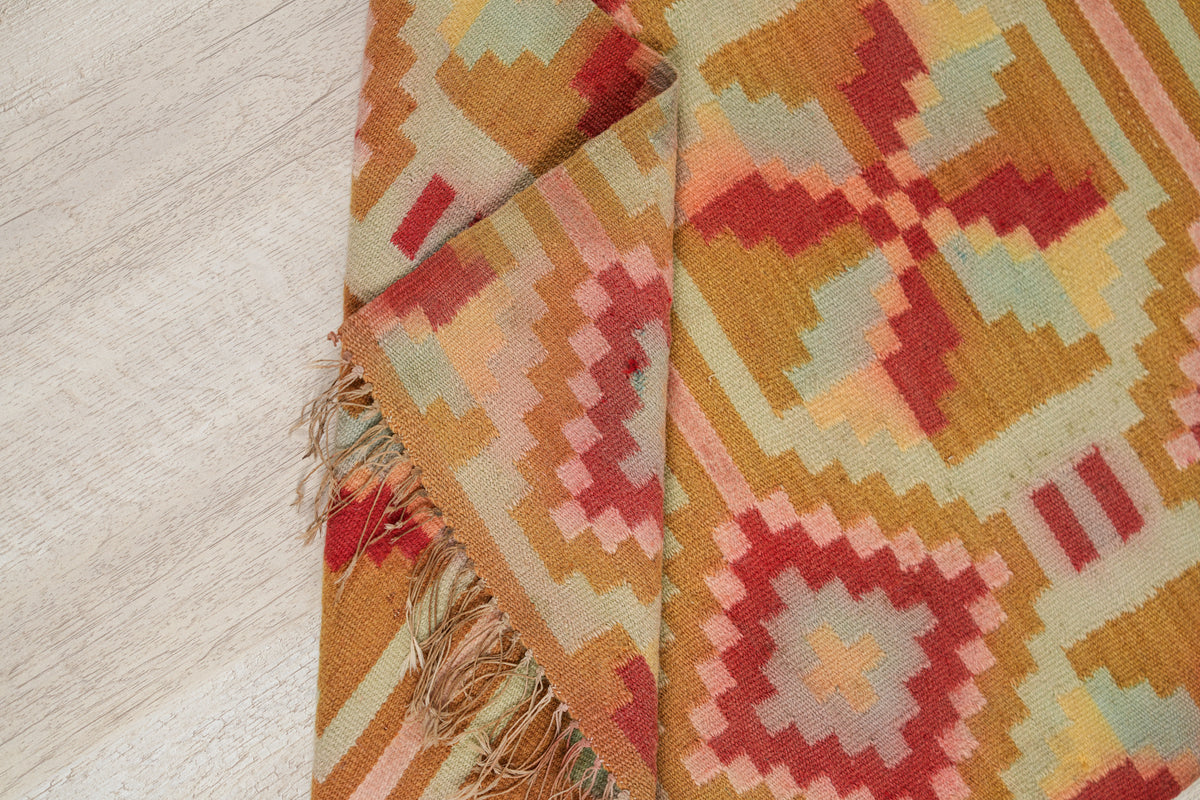 Vintage Swedish Textile 4'5" X 2'