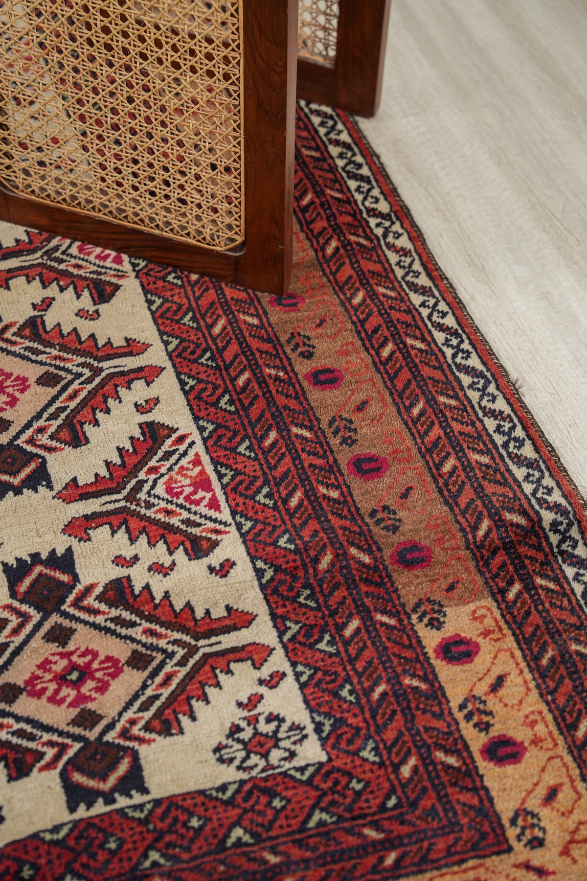 Vintage BalUch Rug 6'8" X 3'5"