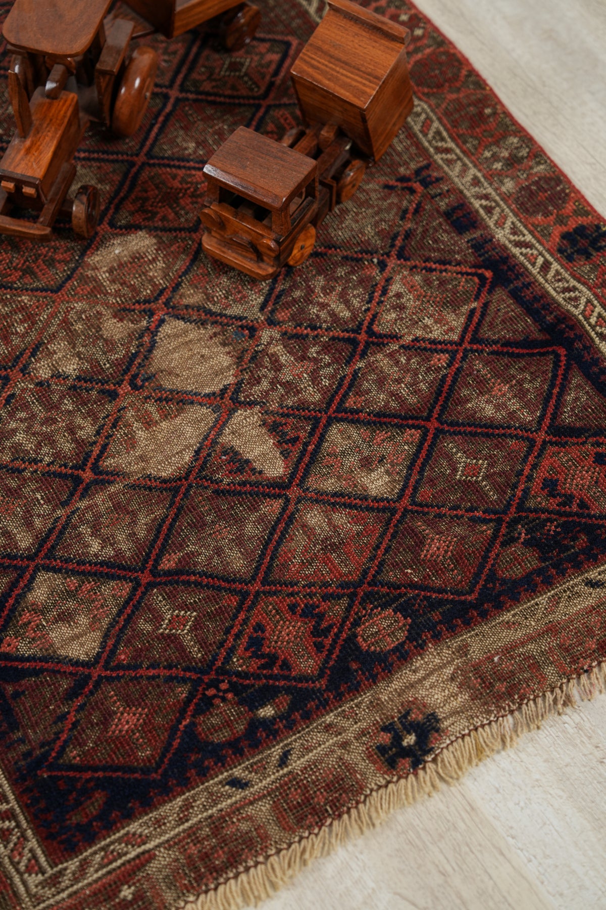 Antique Baloch Rug 3'9" X 2'6"