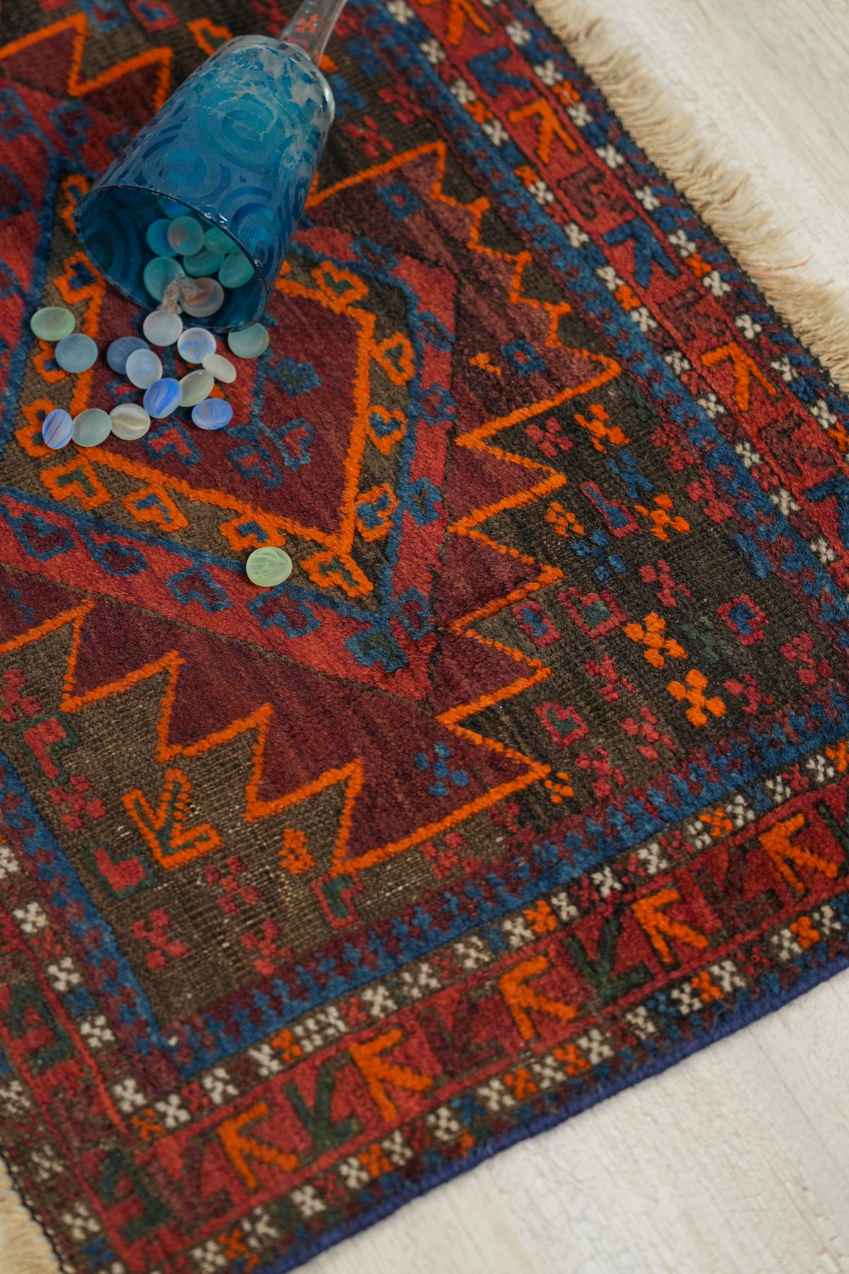 Antique Baloch Rug 2'4" X 1'6"