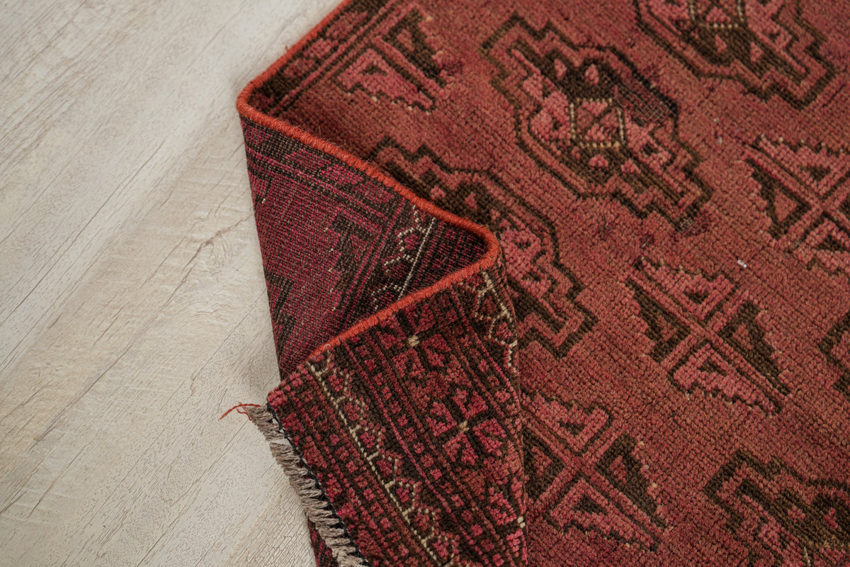 Vintage Turkmen Fragment Rug 6'6" x 1'7"