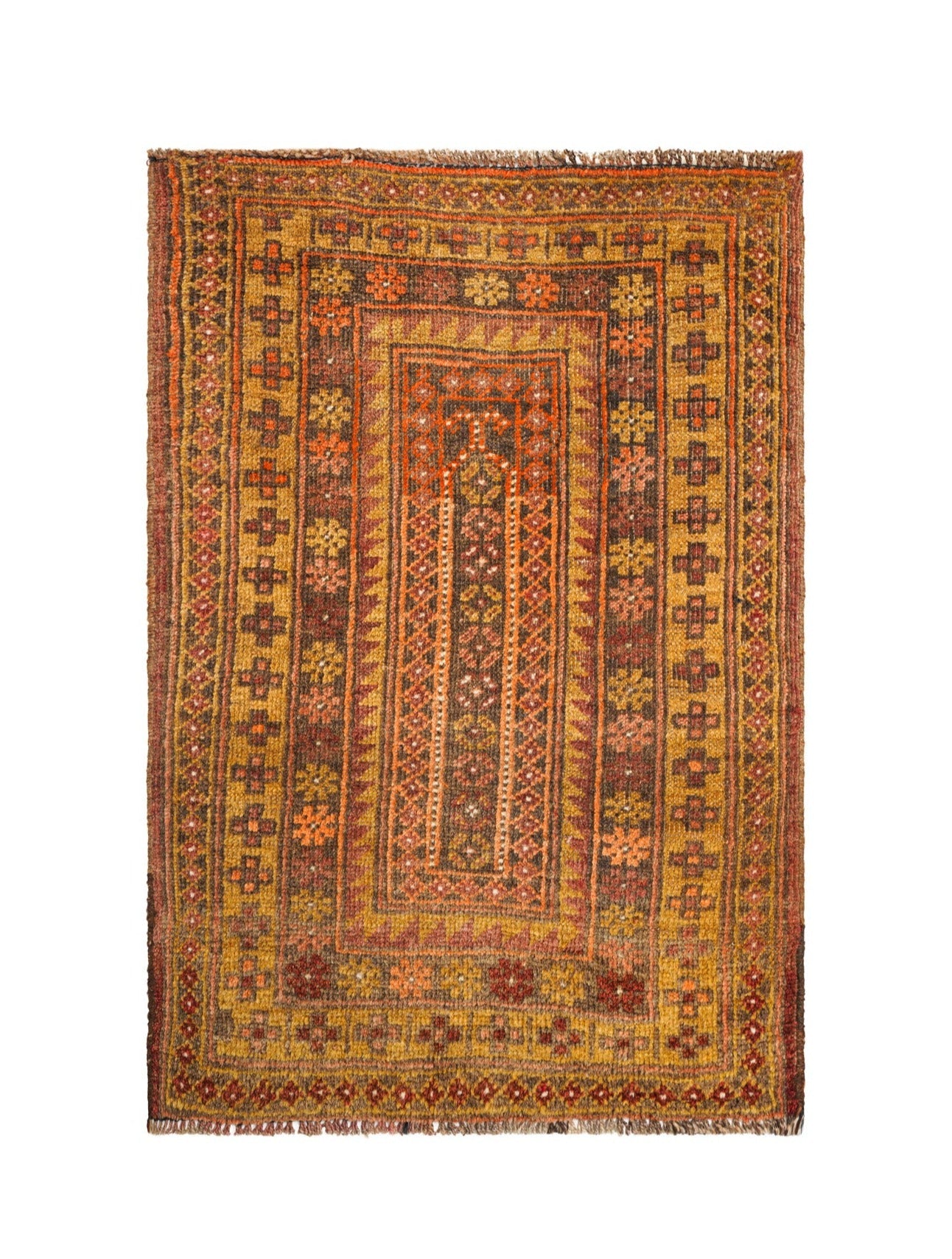 Vintage Baloch Rug 2'1" x 1'6"