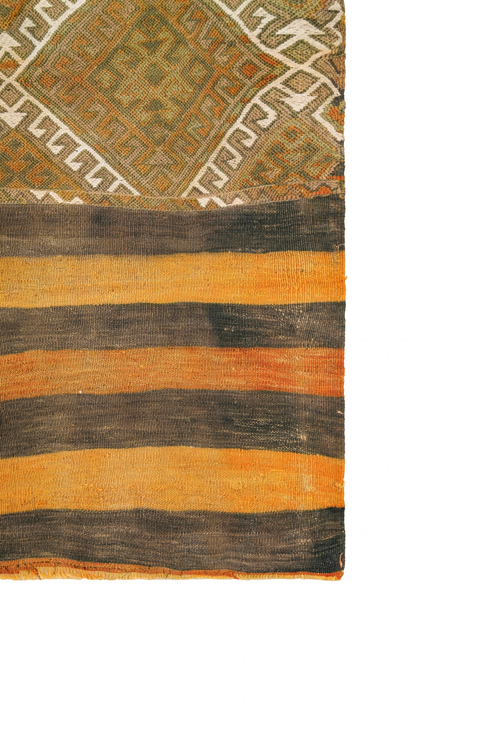 Vintage Anatolian Yoruk kilim 4.2" x 3'9"