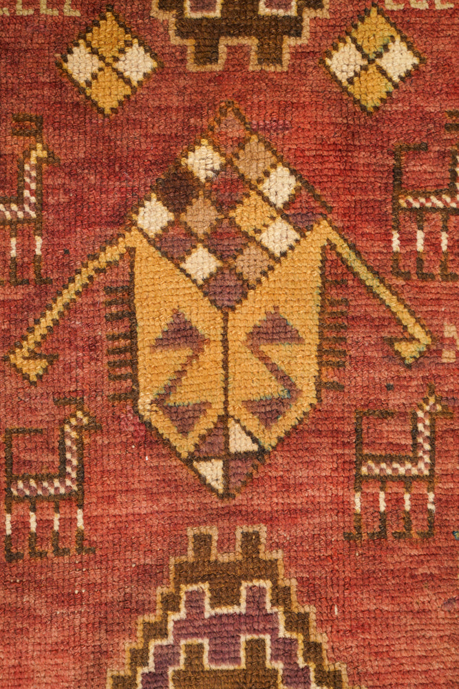 Antique Caucasian Shirvan Rug 9'3" x 4'5"