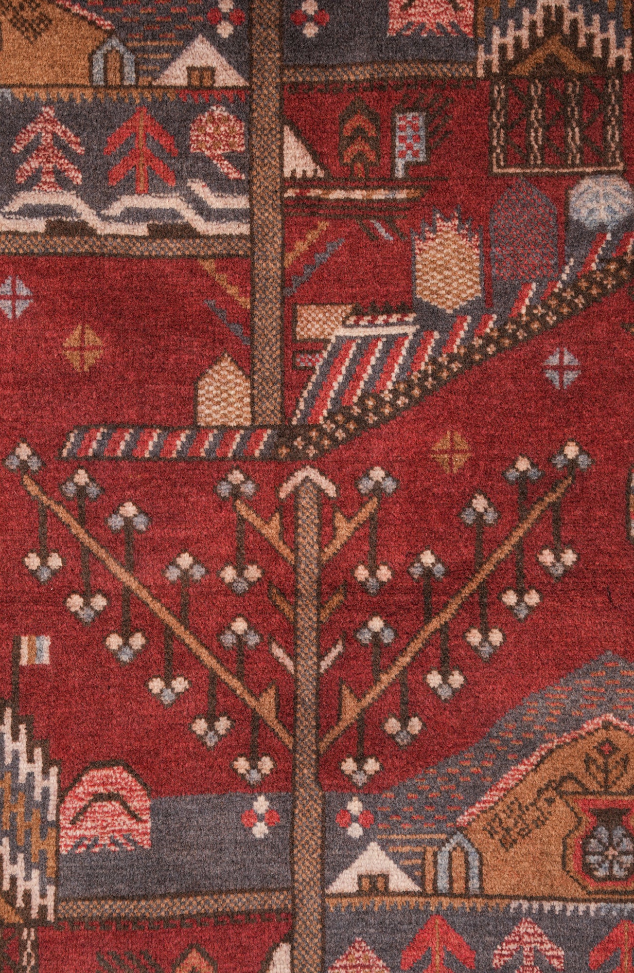 Vintage BalOch Rug 4'6" x 3'