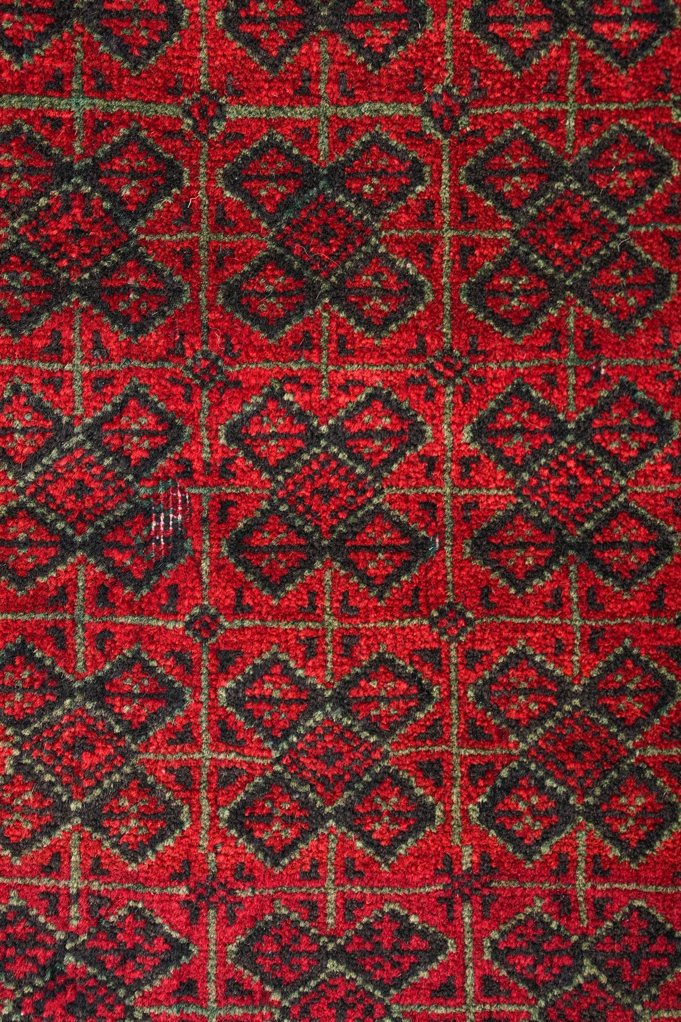 Vintage Afghan Tribal Rug 3' x 2"