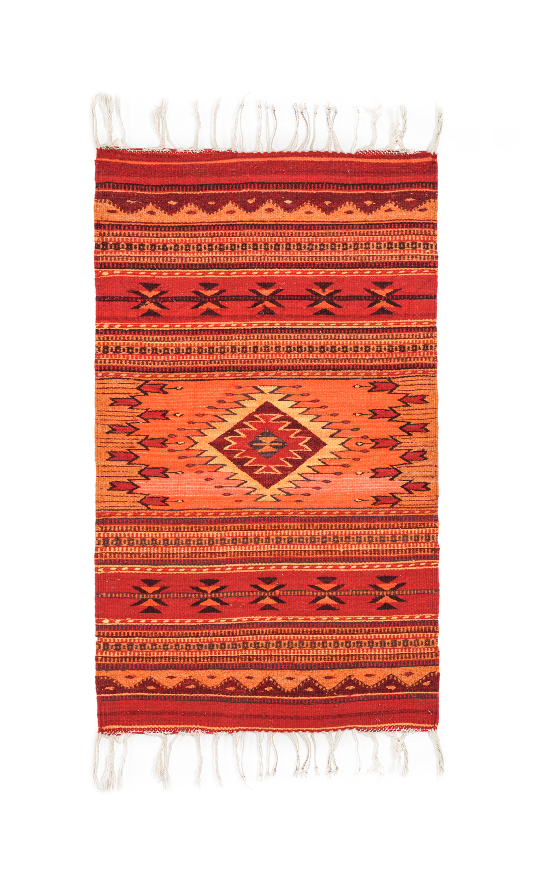 Vintage Mexican Zapotec Kilim 3'4"x 2'
