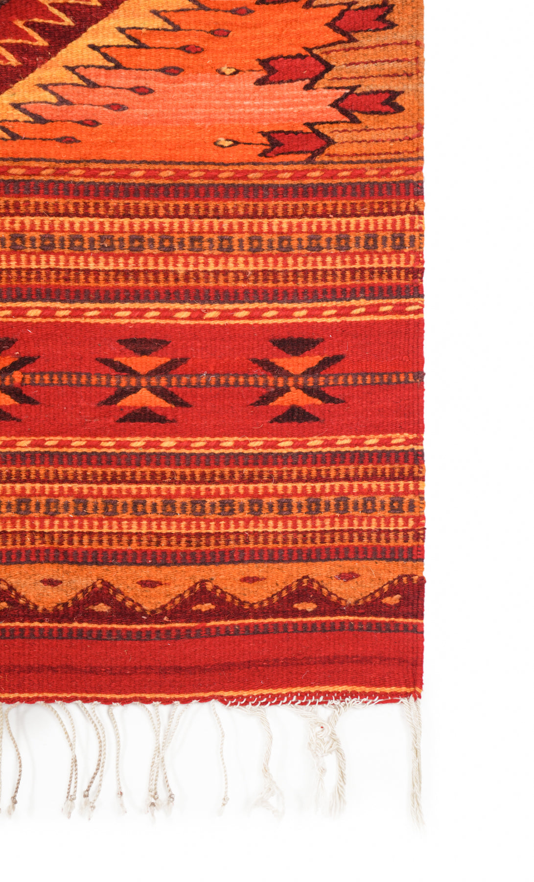 Vintage Mexican Zapotec Kilim 3'4