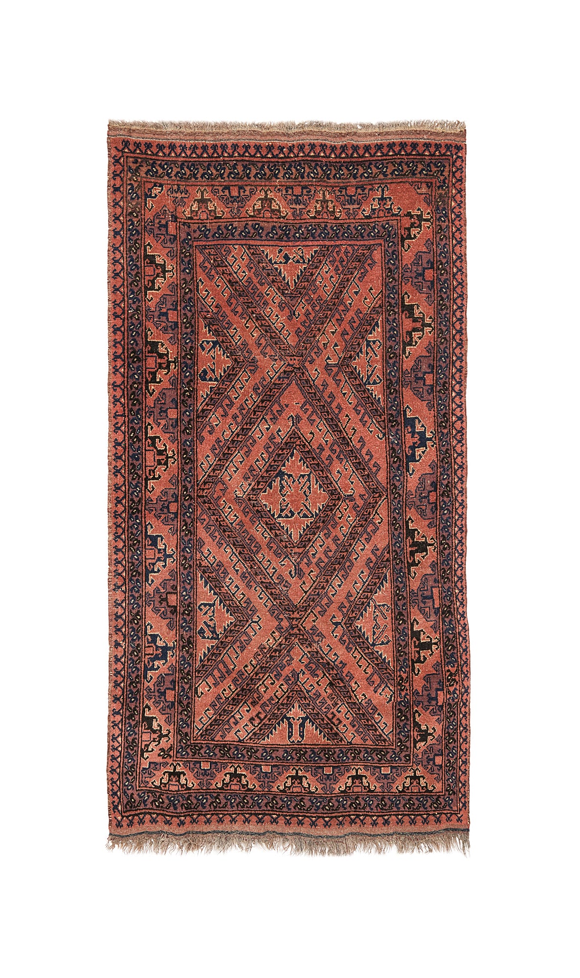 Vintage Turkmen Rug 6'4" x 3'2"