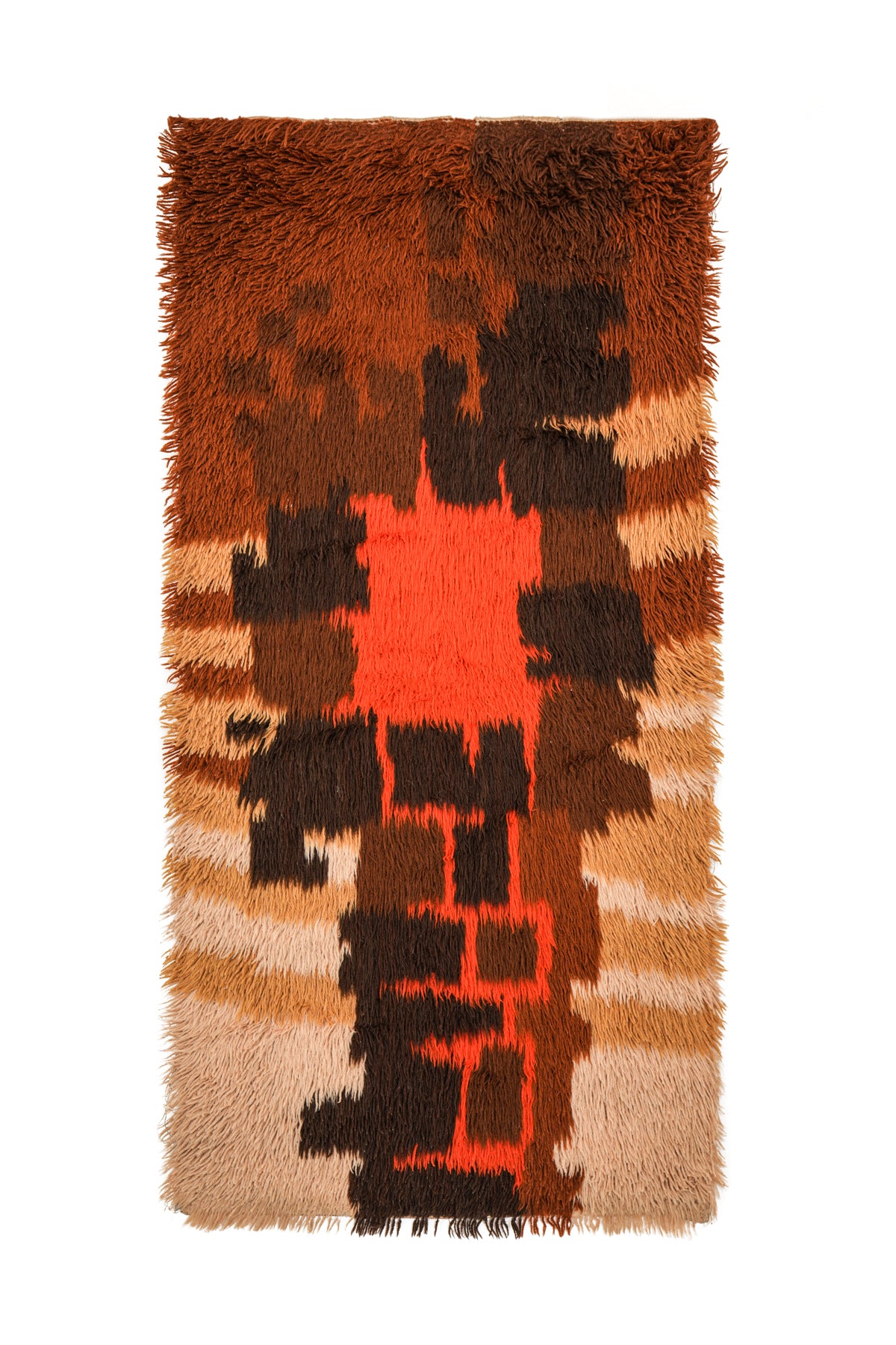 Vintage Scandinavian Rug 4'6" x 2'3"