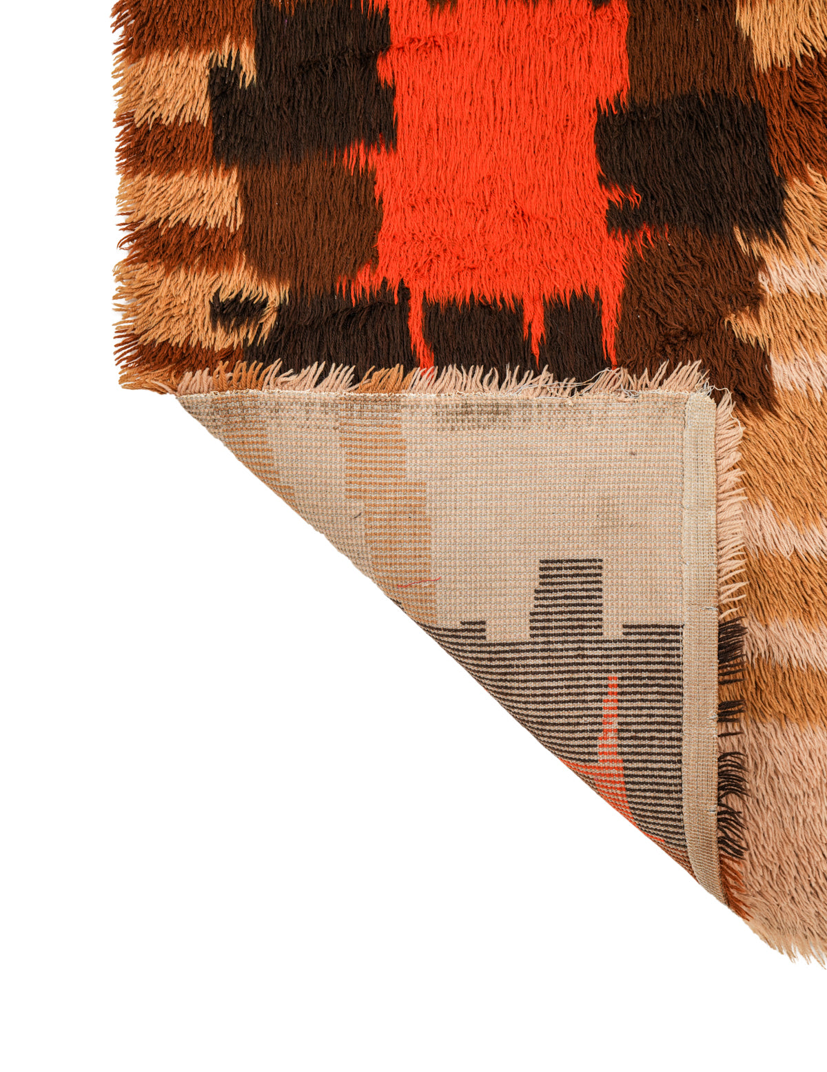 Vintage Scandinavian Rug 4'6" x 2'3"