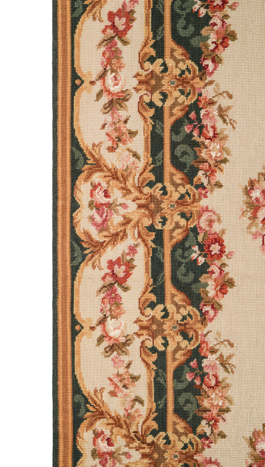 Vintage Oriental Hallway kilim 11'6" x 2'3"