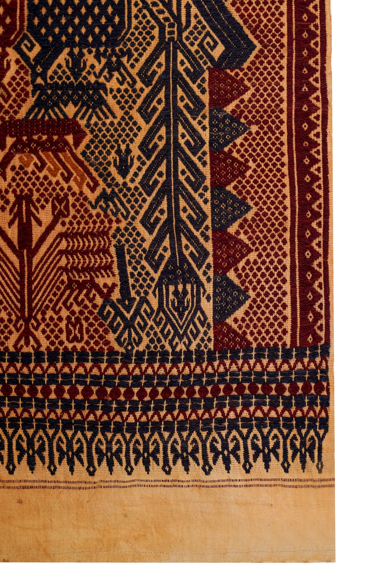 Antique Indonesian Ceremonial textile 2'7" x 2'3"