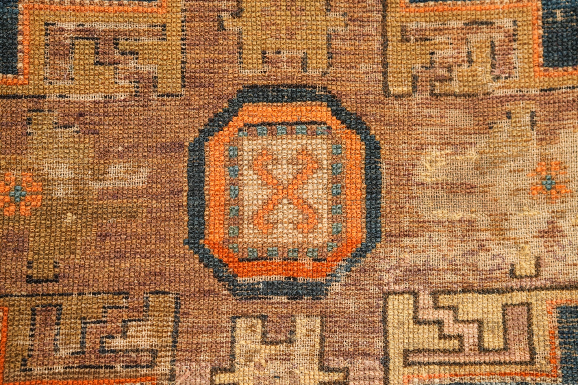 Antique Caucasian Lesghi Shirvan Rug 4'9" x 3'1"