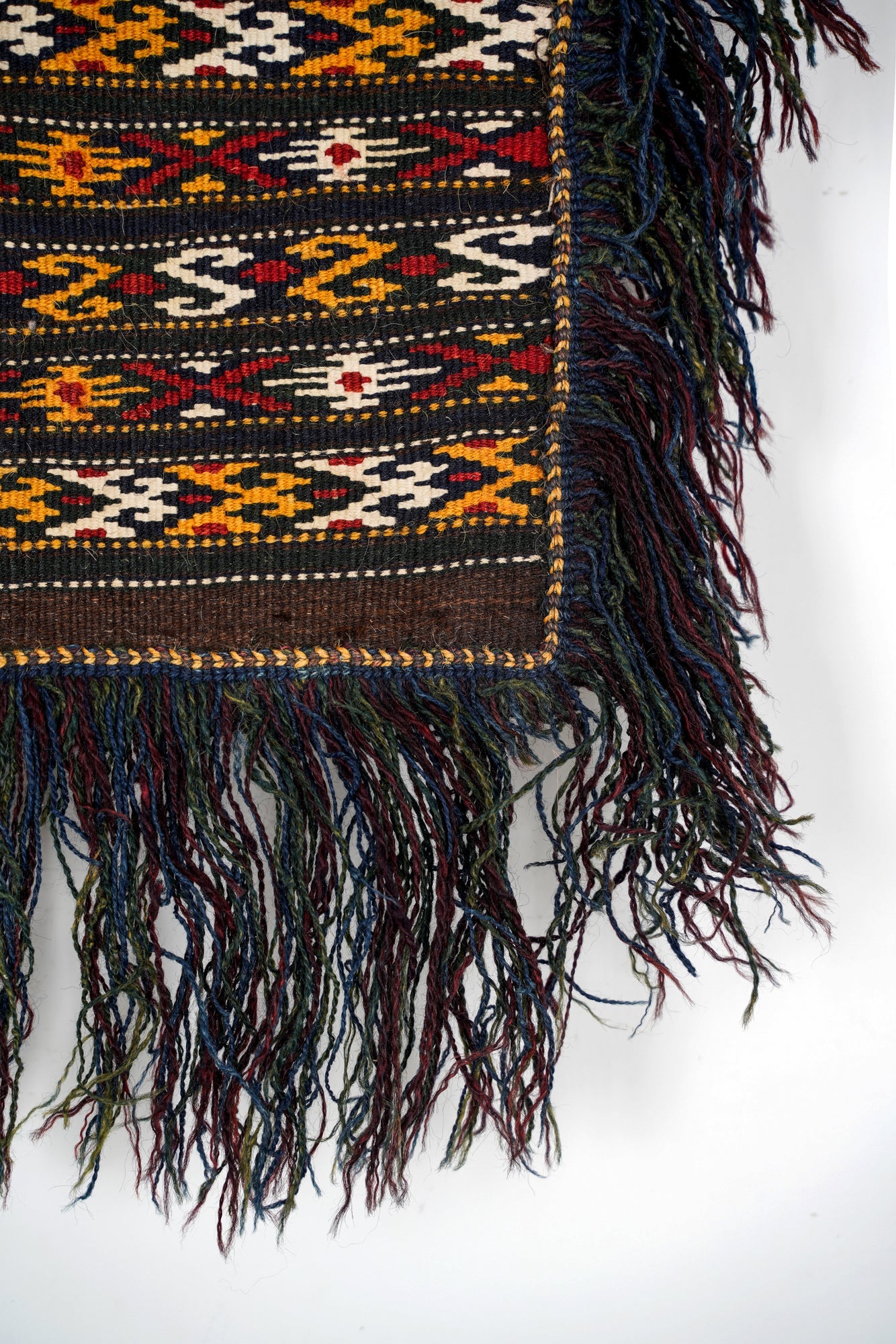 Antique Macedonian Balkan Kilim Apron 2' X 1'6"