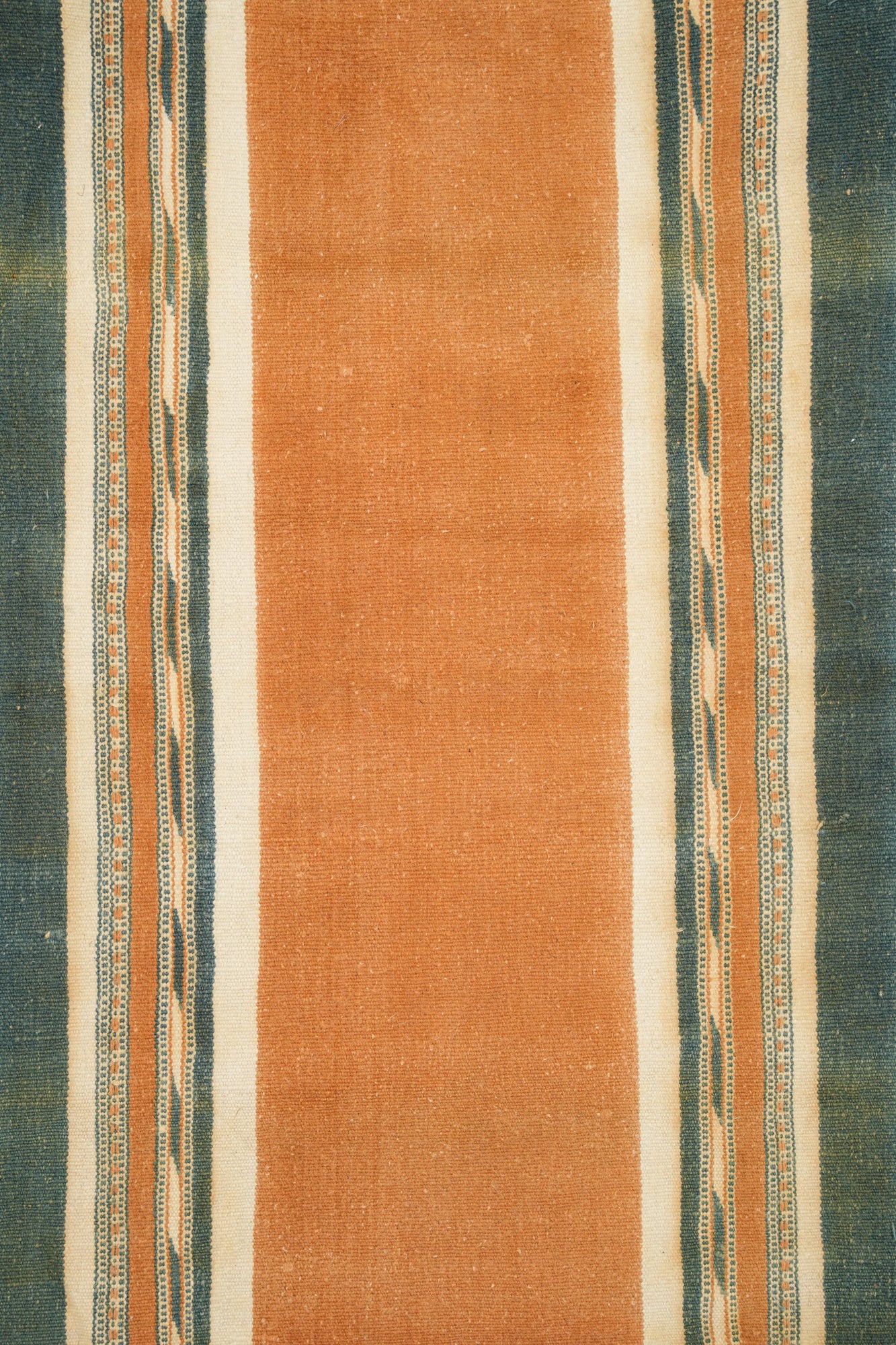 Vintage Indian Cotton Durrie 3'4" x 2'6"