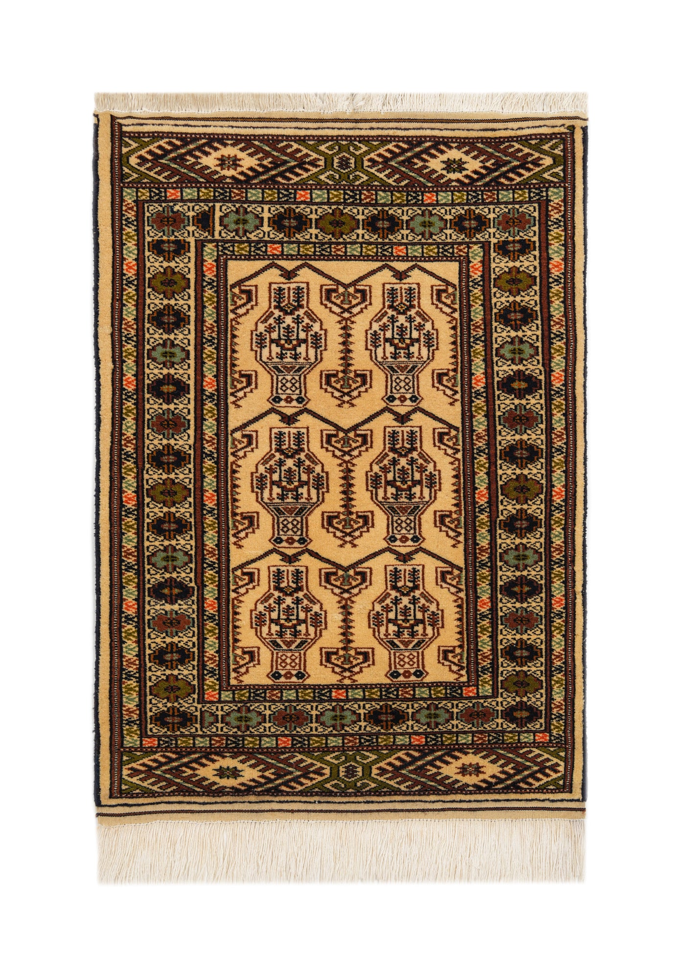 Vintage Turkmen Rug 3'1"x 2'1"