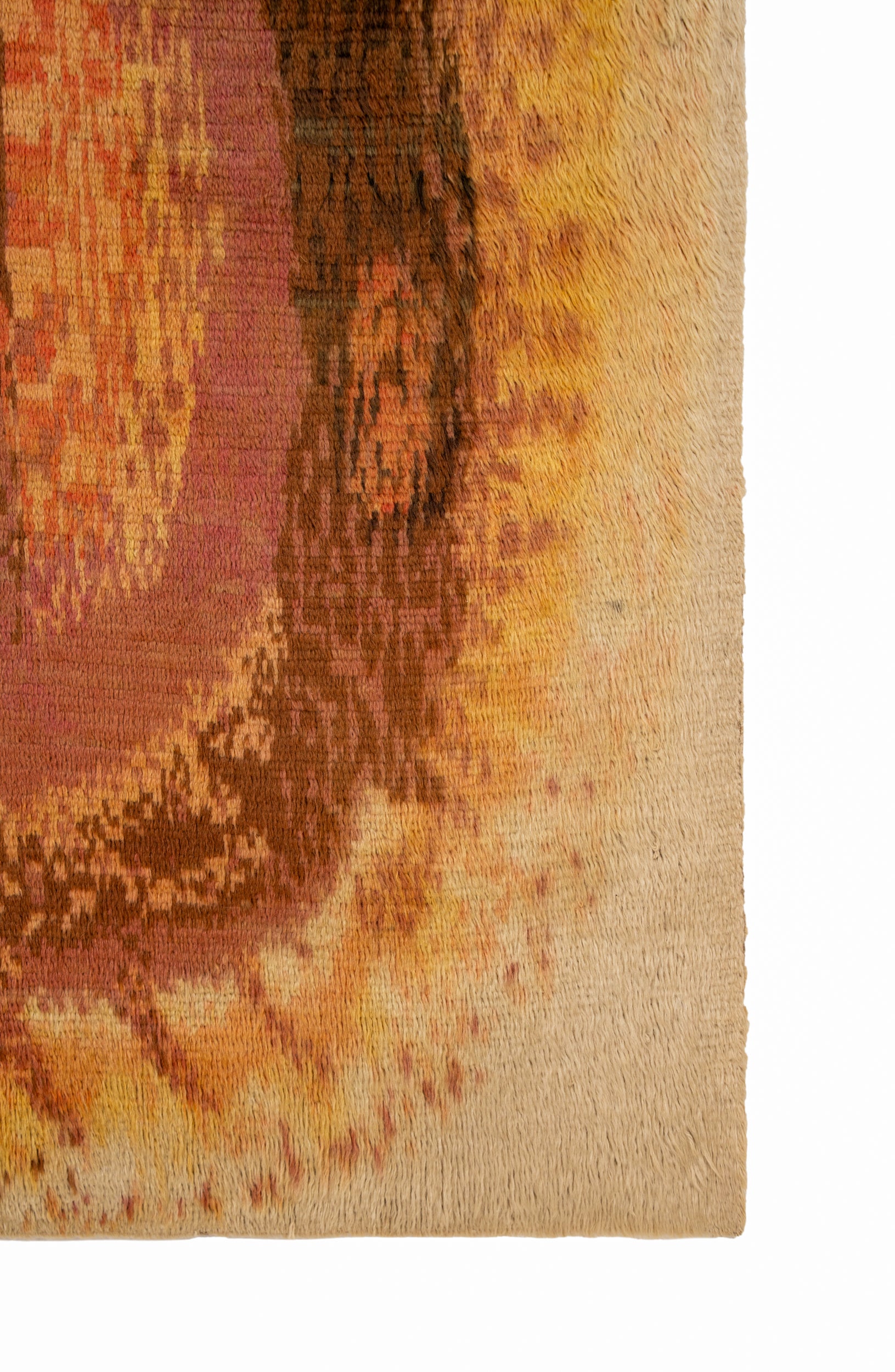 Vintage Scandinavian Art Deco Rug 6'4" x 4'6"