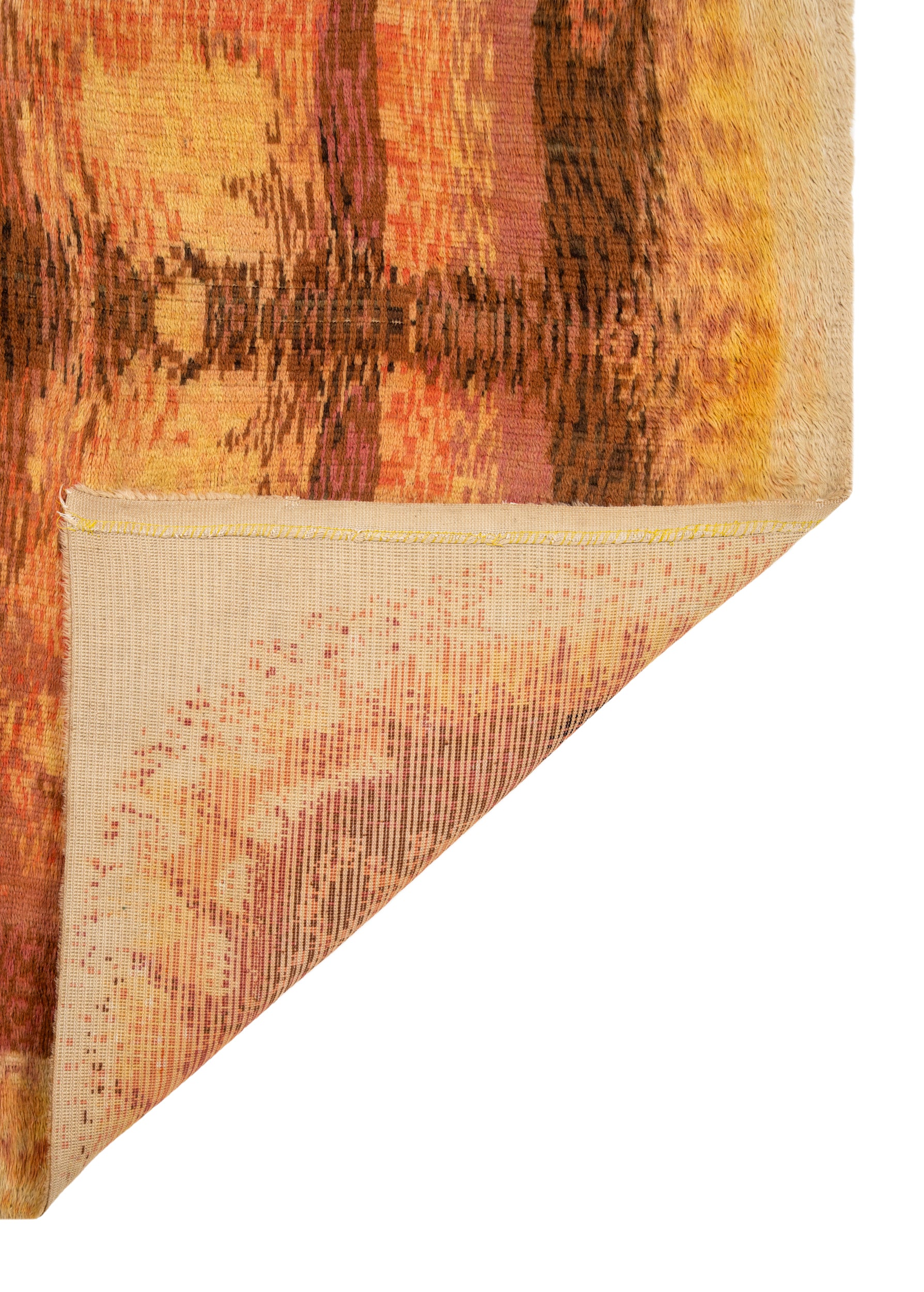 Vintage Scandinavian Art Deco Rug 6'4" x 4'6"