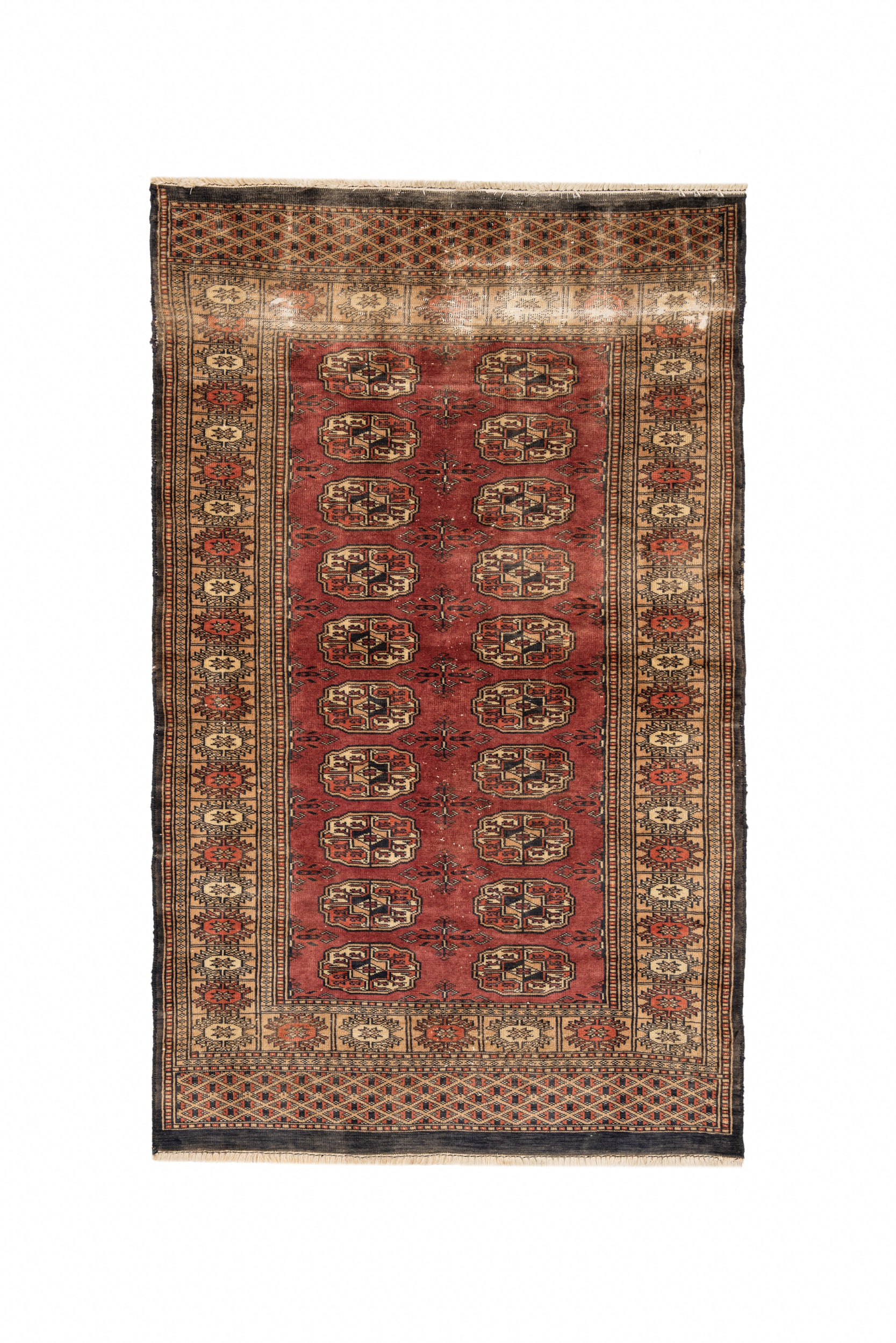 Vintage Kashmiri Tekke Rug 5' x 3'2"