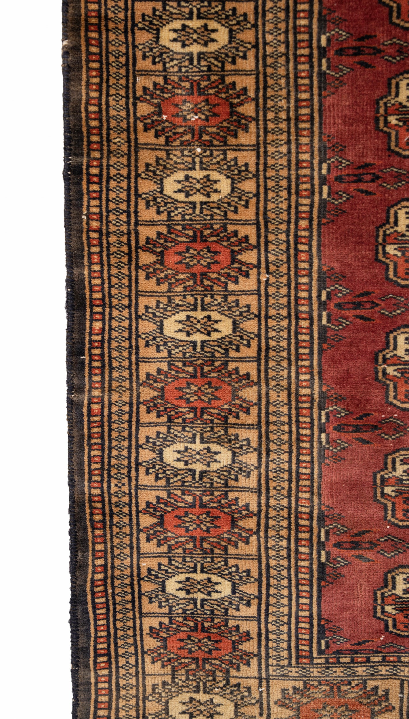 Vintage Kashmiri Tekke Rug 5' x 3'2"
