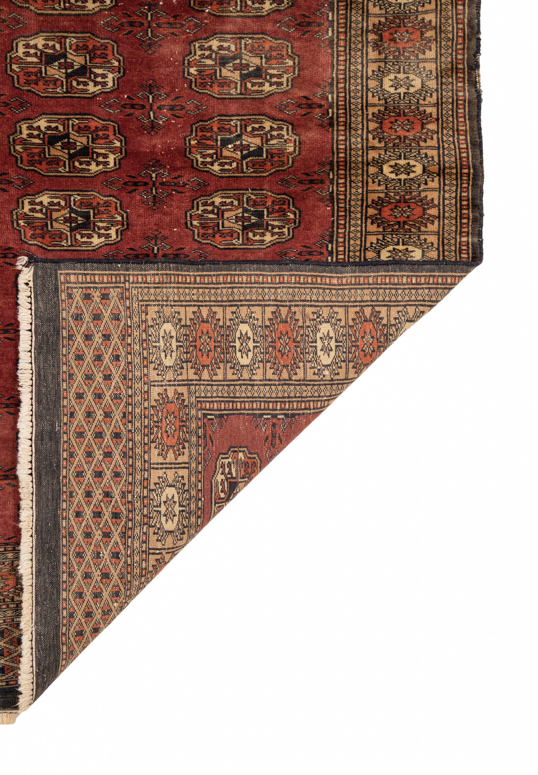 Vintage Kashmiri Tekke Rug 5' x 3'2"